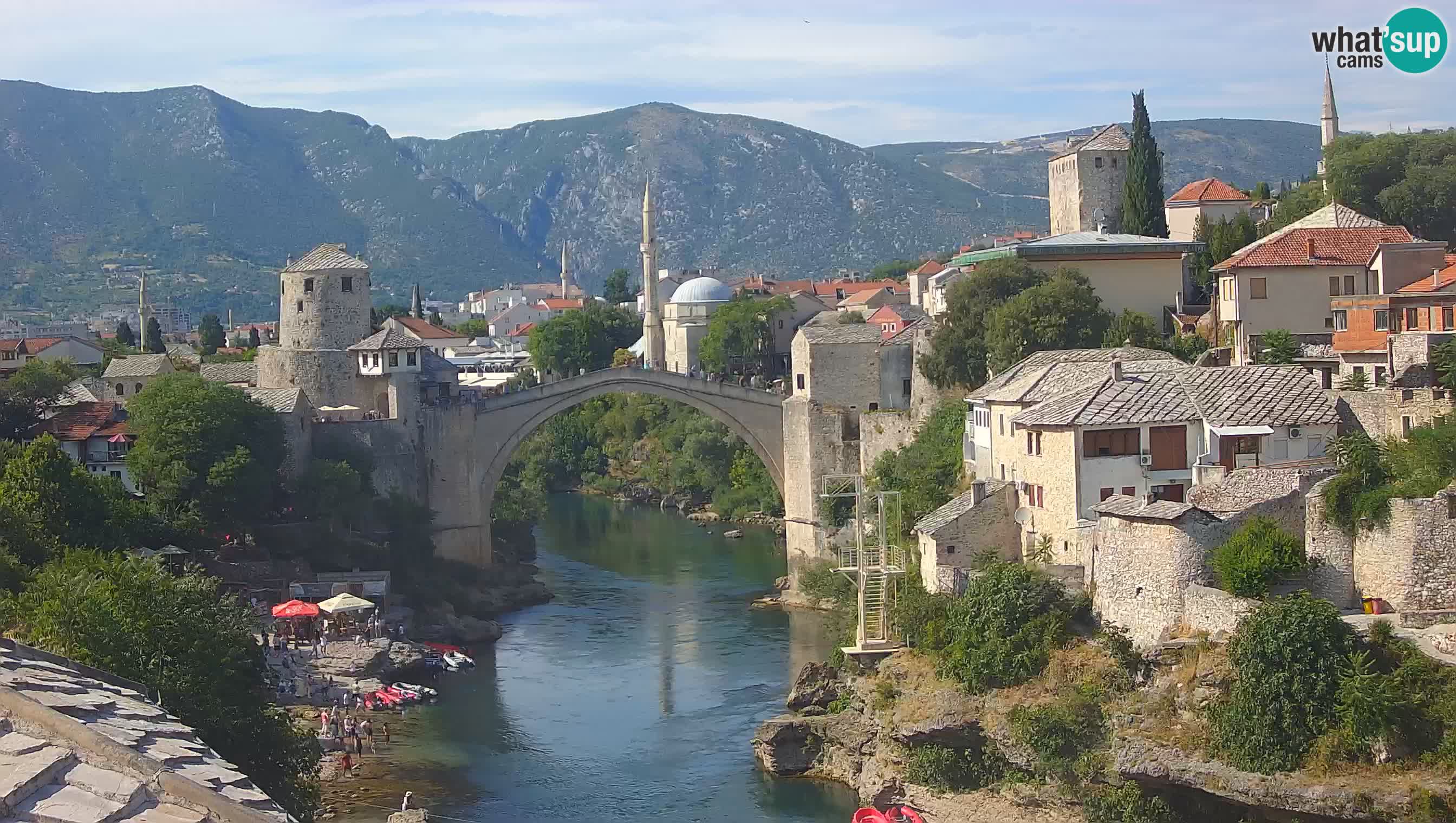 Mostar web kamera – Stari Most i rijeka Neretva – Goa Mostar