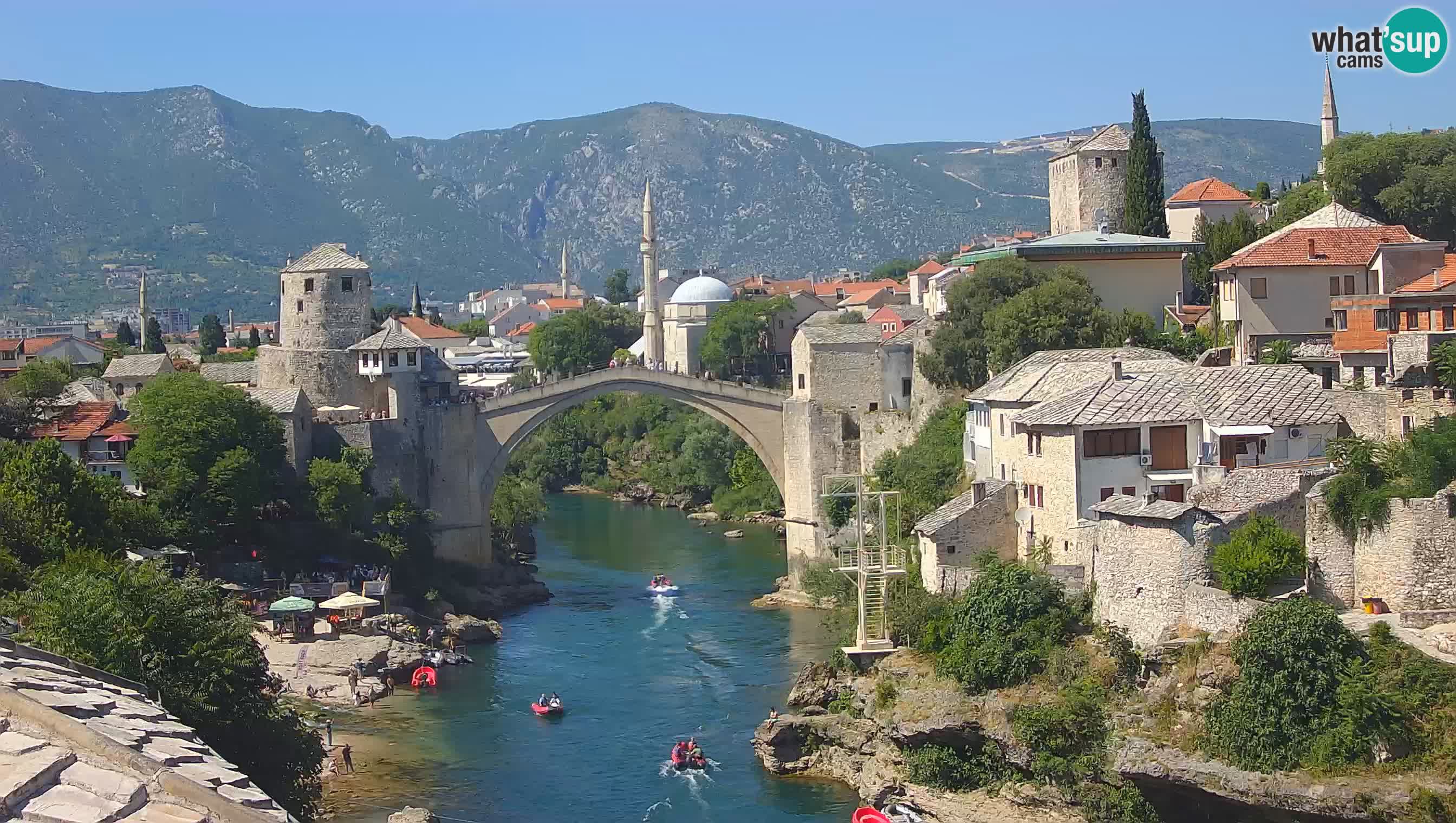 Mostar webcam – LIVE Old Bridge and Neretva river