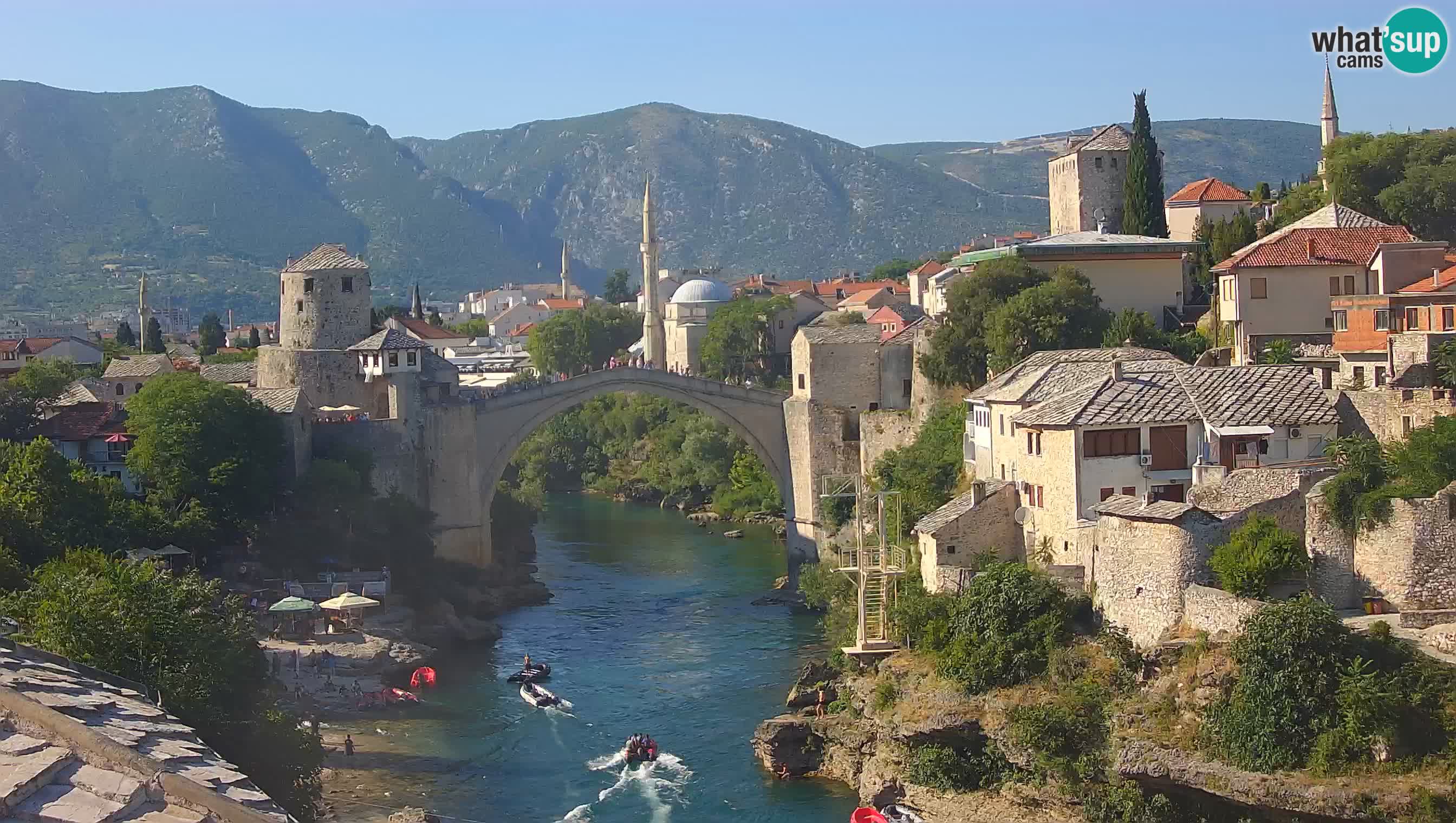 Mostar webcam – LIVE Old Bridge and Neretva river