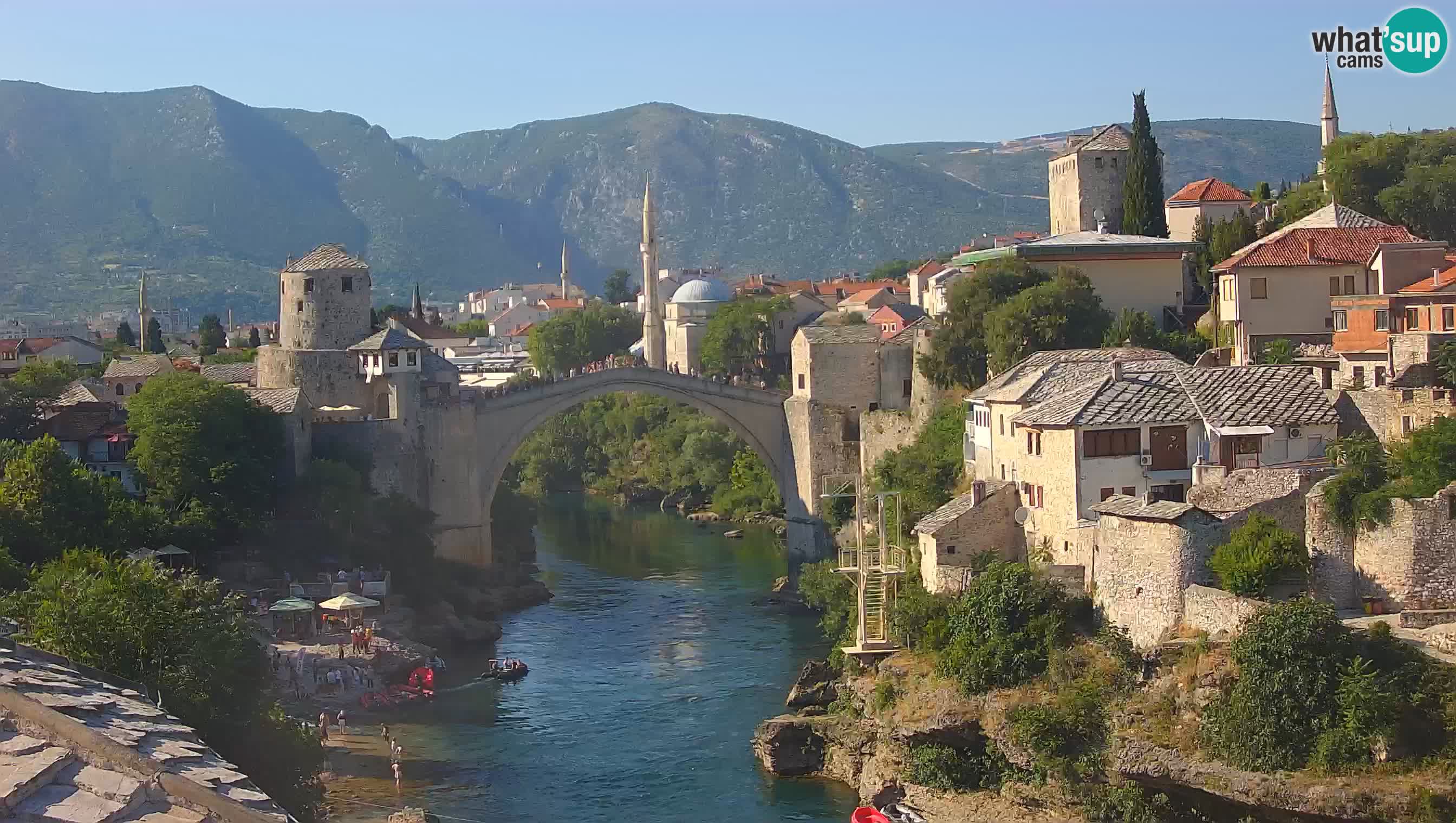 Mostar webcam – LIVE Old Bridge and Neretva river