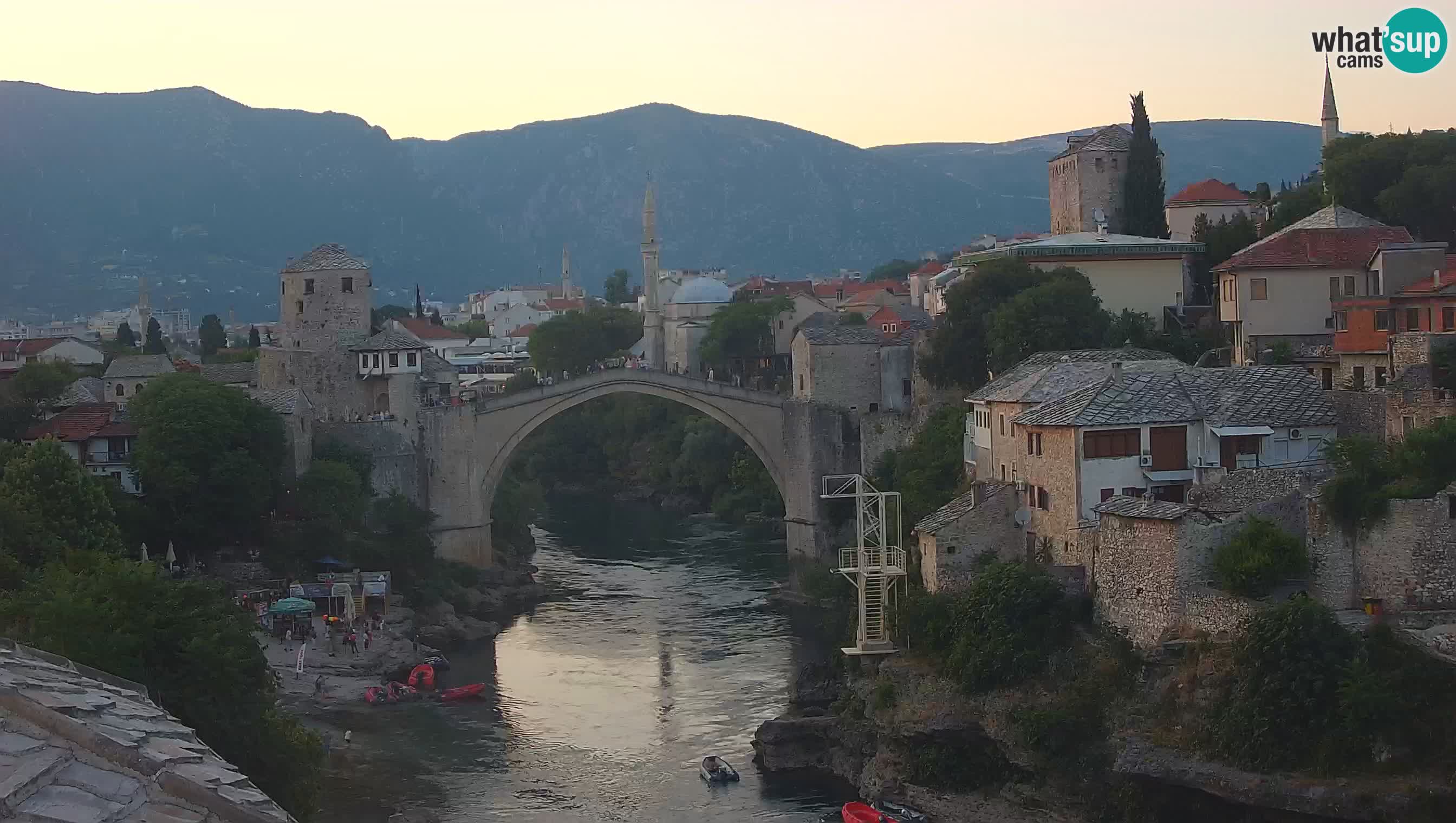Mostar webcam – LIVE Old Bridge and Neretva river