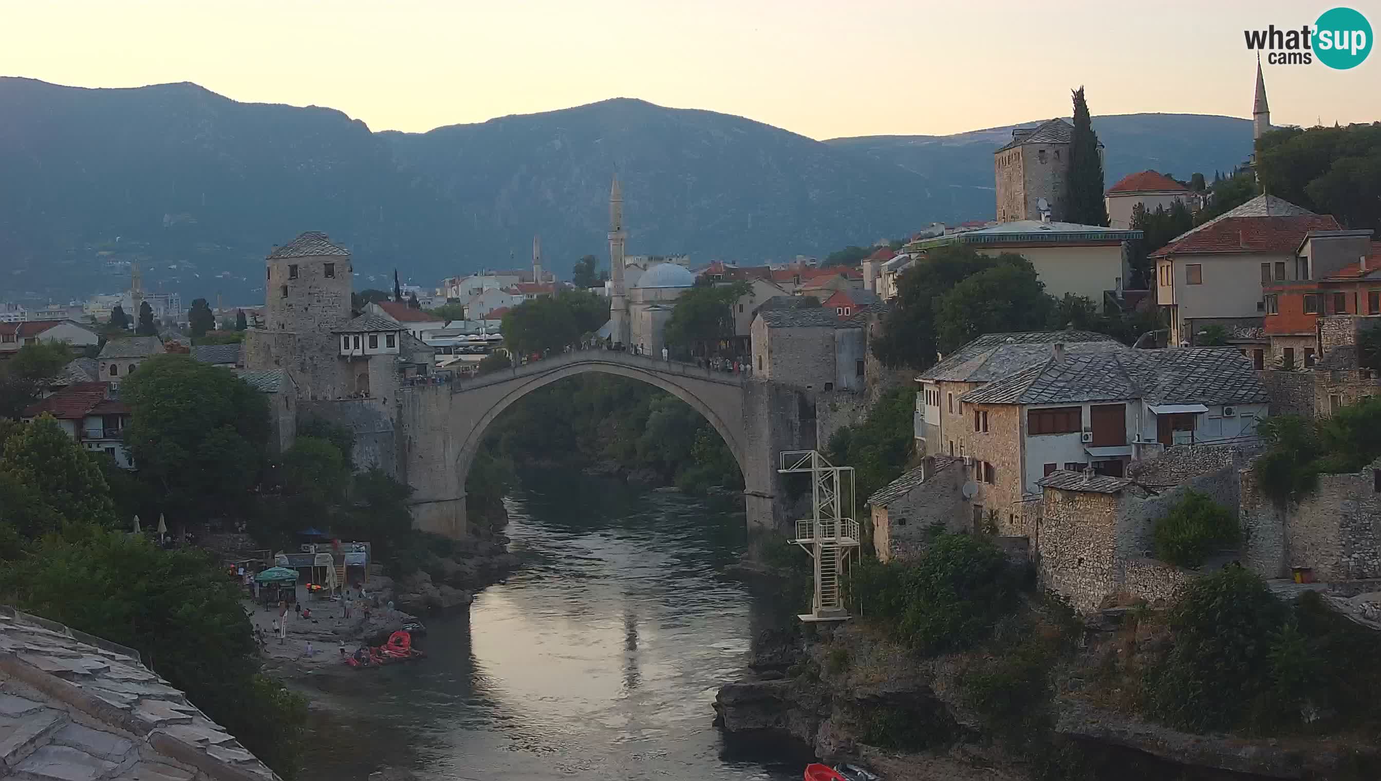 Mostar webcam – LIVE Old Bridge and Neretva river