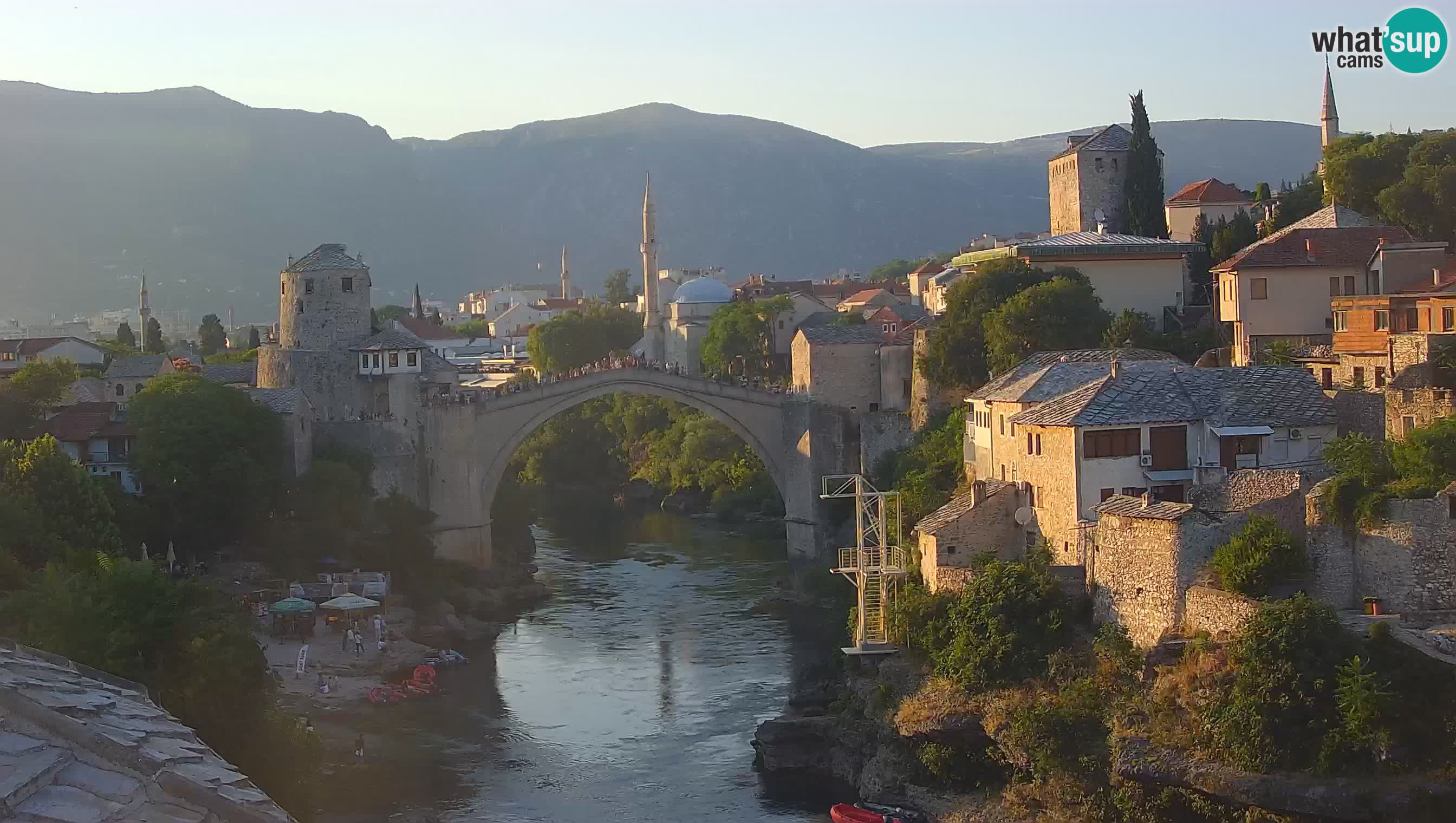 Mostar webcam – LIVE Old Bridge and Neretva river