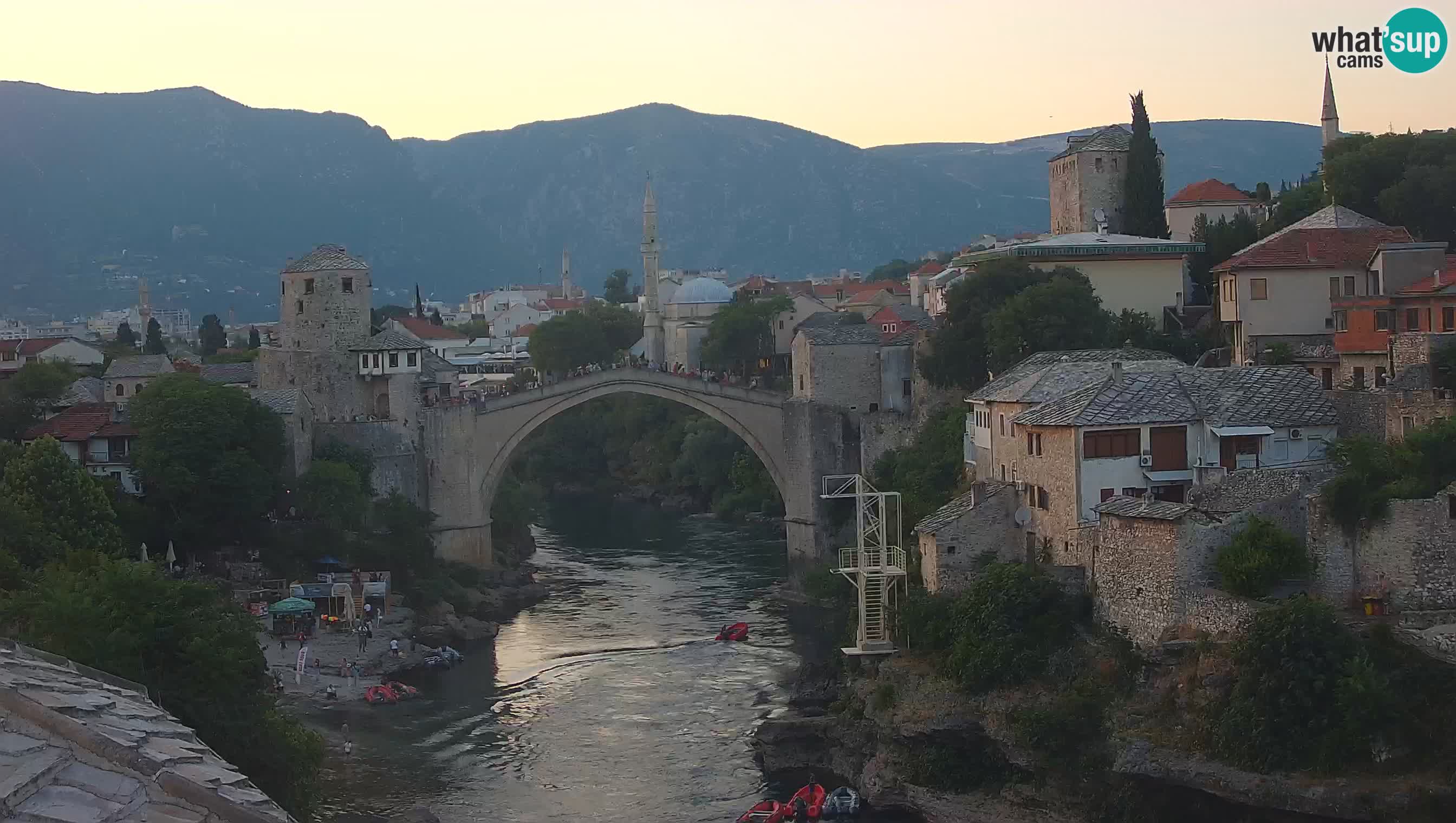 Mostar webcam – LIVE Old Bridge and Neretva river