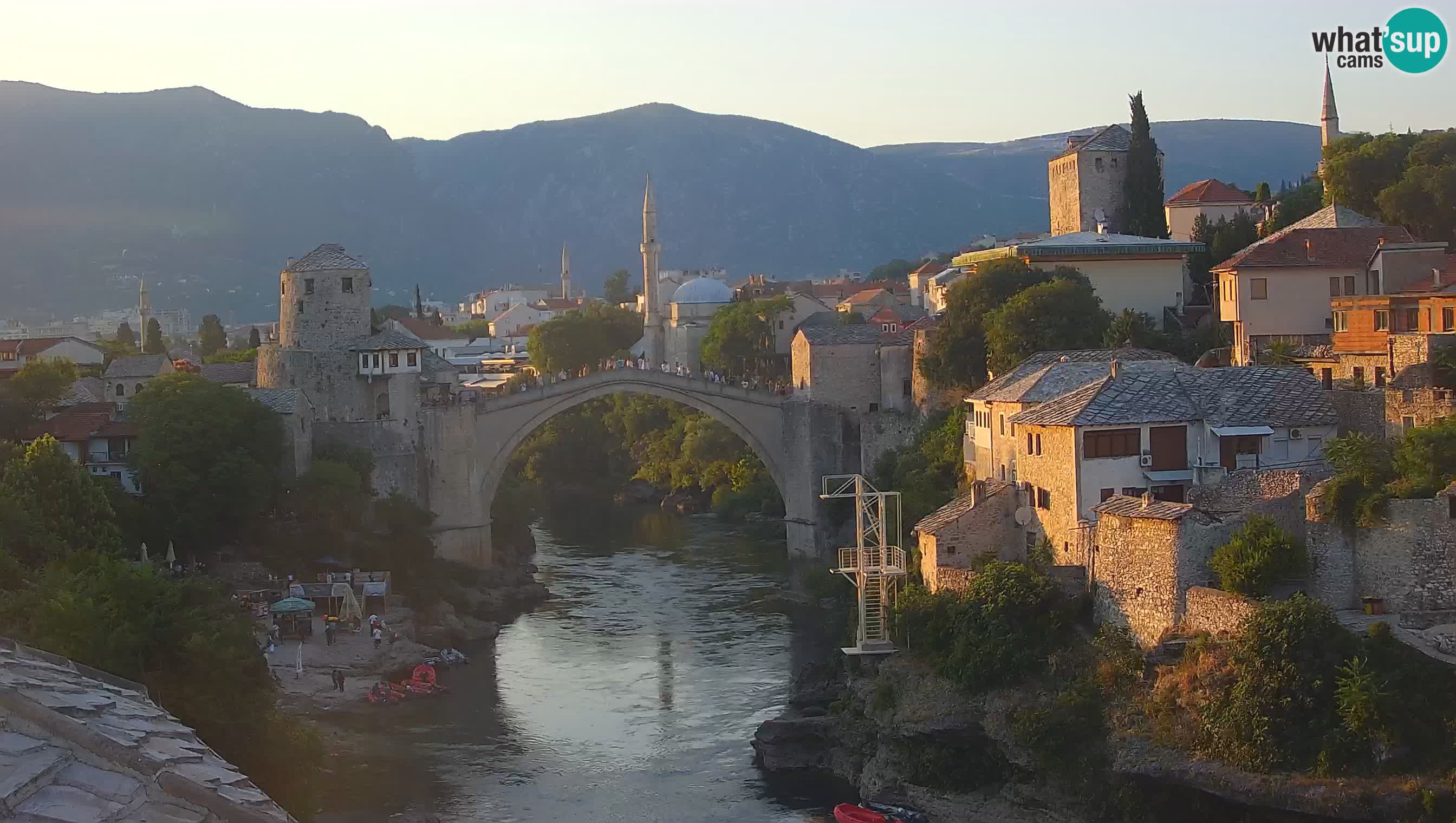 Mostar webcam – LIVE Old Bridge and Neretva river