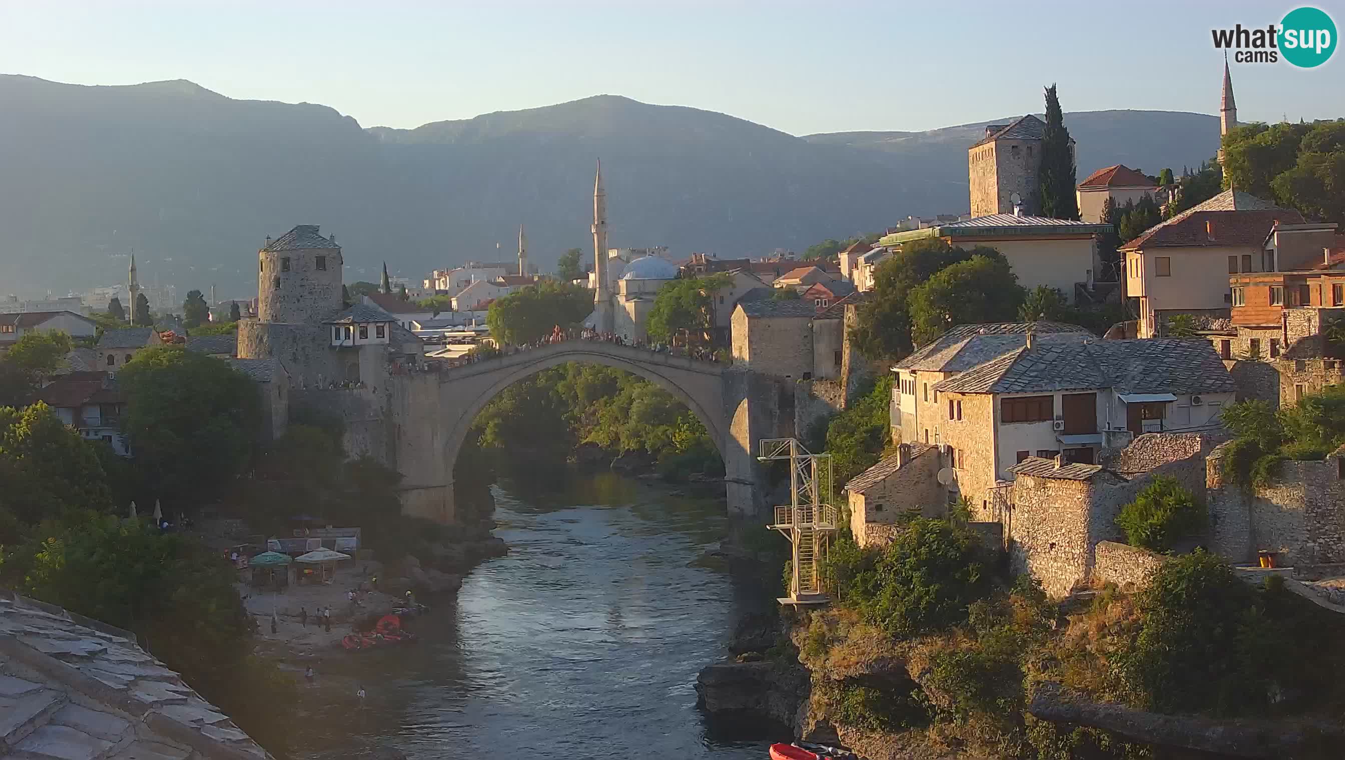 Mostar webcam – LIVE Old Bridge and Neretva river