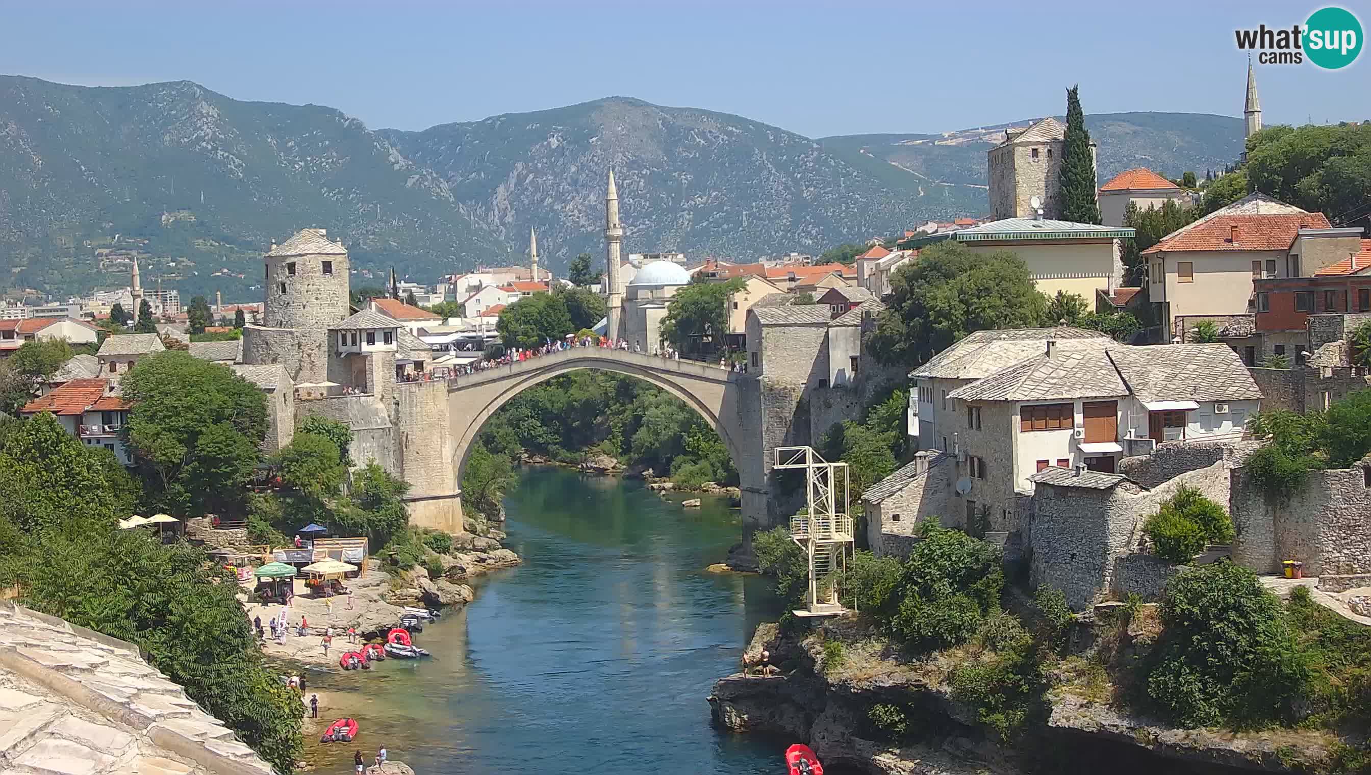 Mostar webcam – LIVE Old Bridge and Neretva river