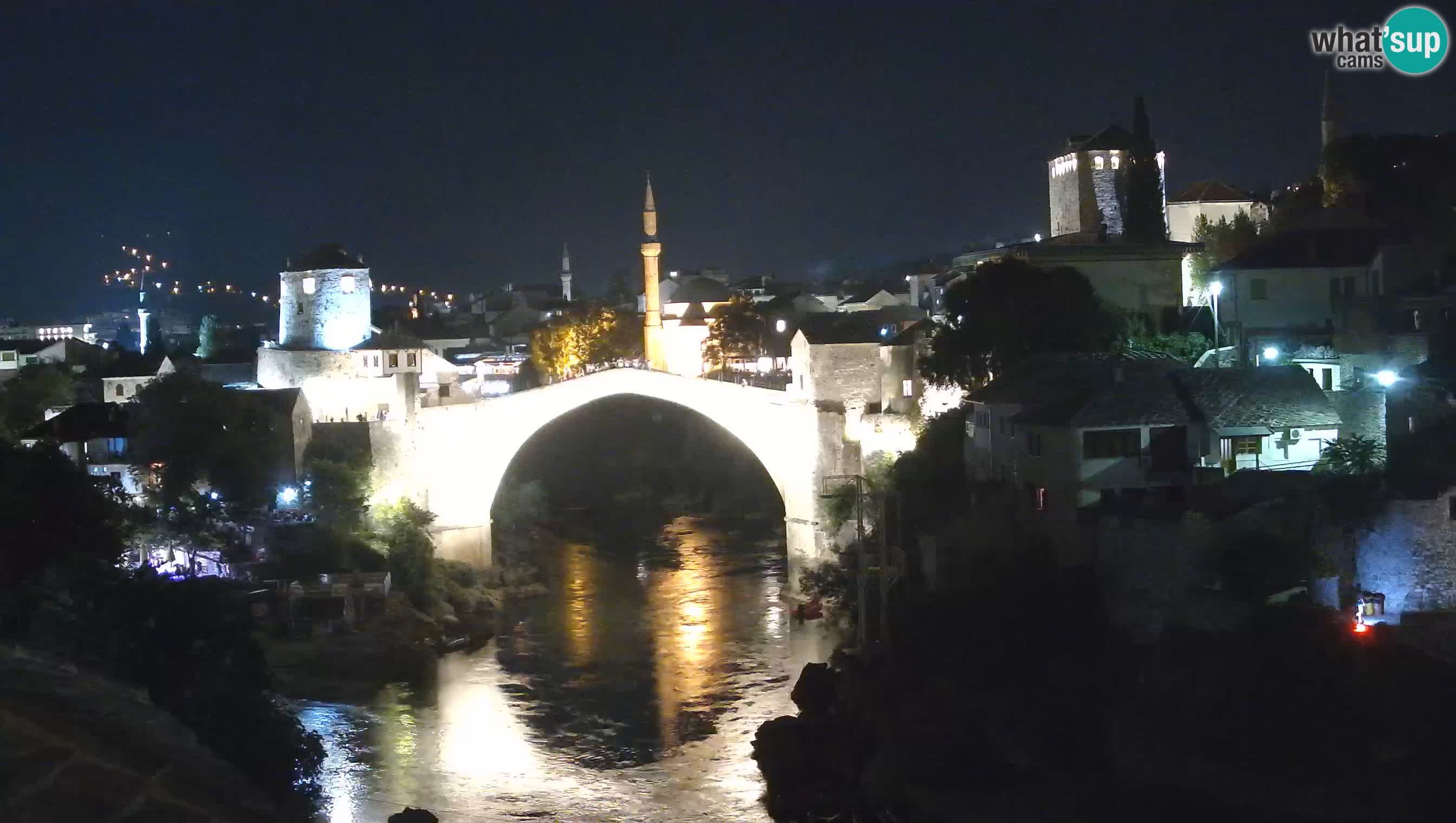 Cámara web de Mostar – El Viejo Puente sobre el río Neretva