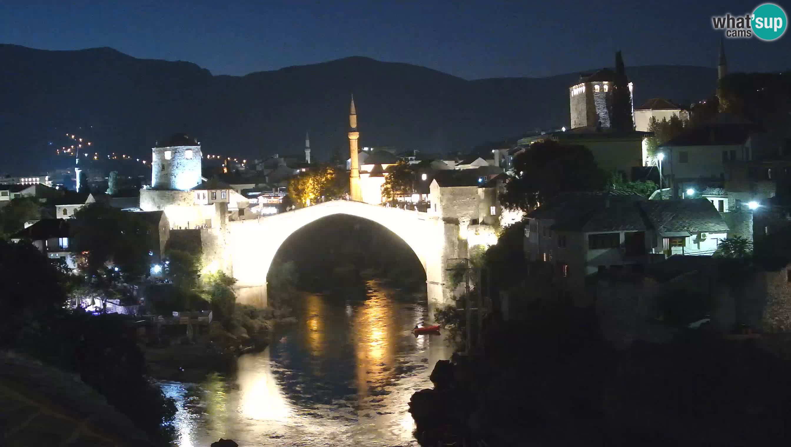Cámara web de Mostar – El Viejo Puente sobre el río Neretva