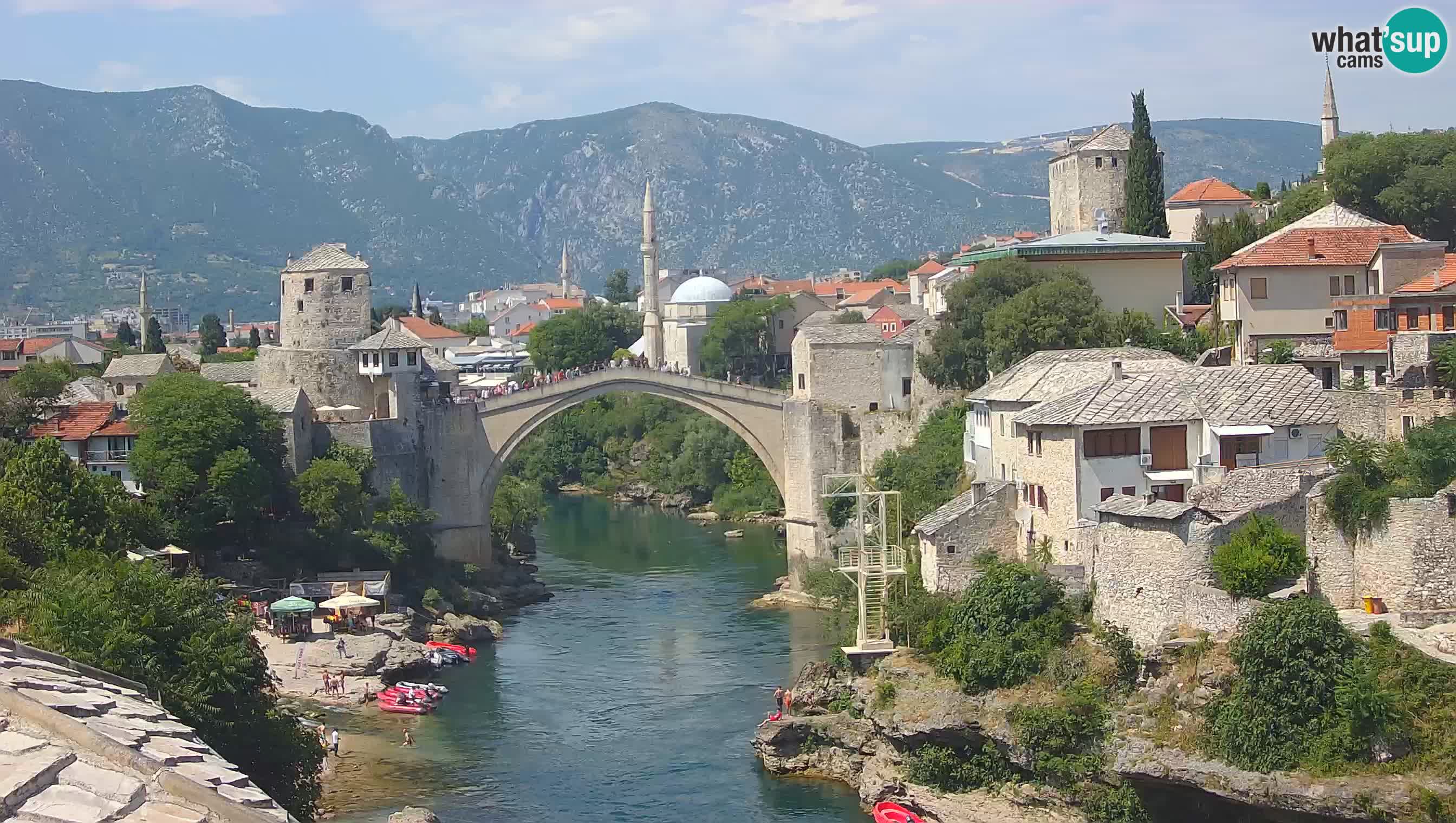 Mostar webcam – LIVE Old Bridge and Neretva river