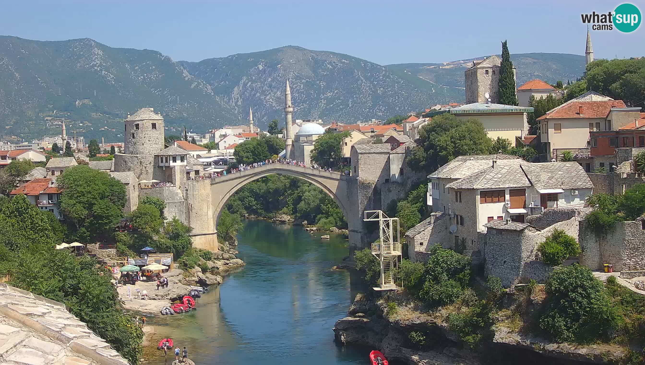 Mostar webcam – LIVE Old Bridge and Neretva river