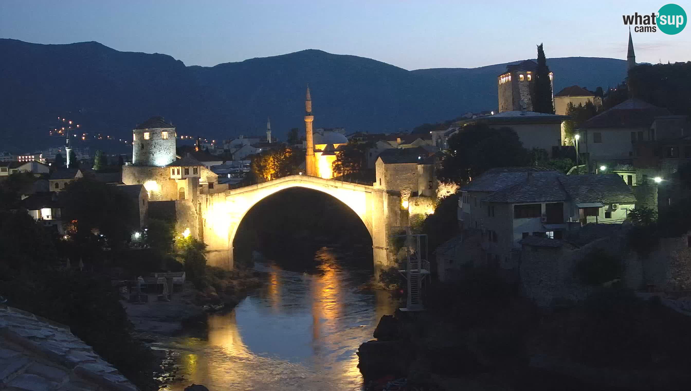 Webcam Mostar – Il Ponte Vecchio sul fiume Neretva