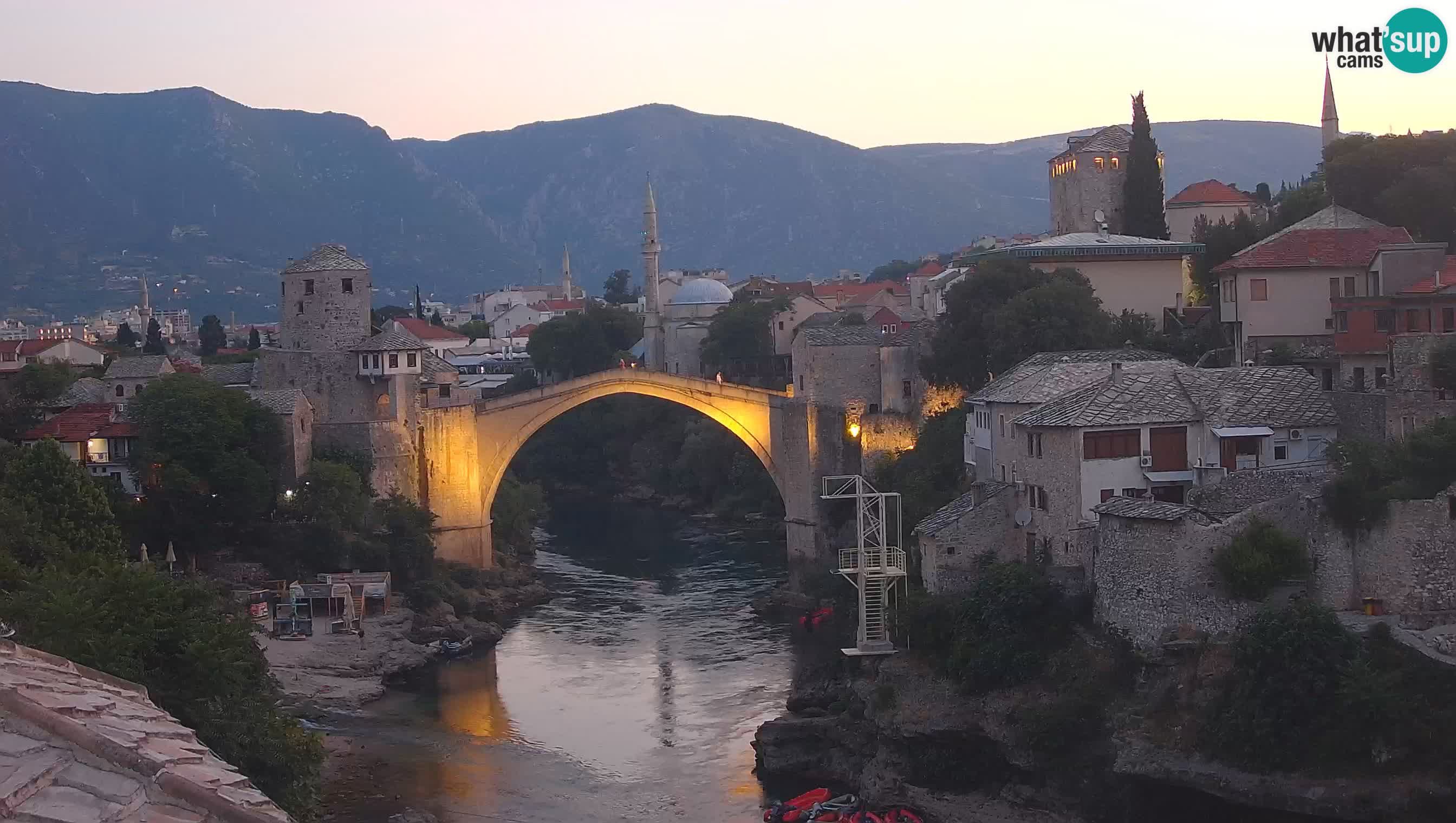 Spletna kamera Mostar – Stari Most in reka Neretva
