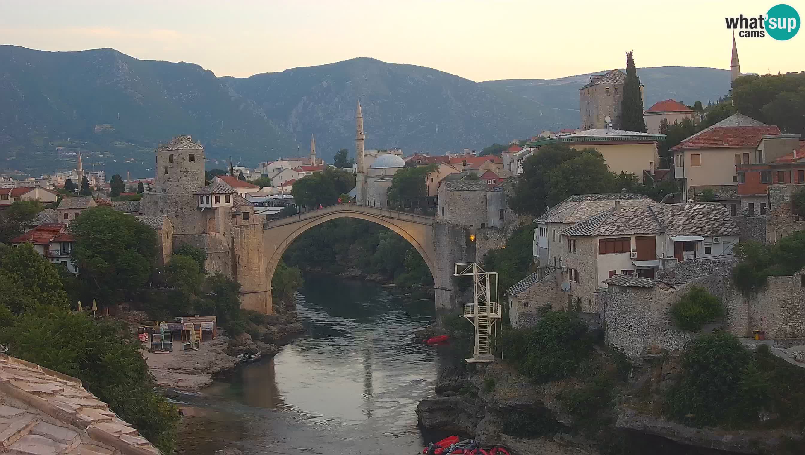 Spletna kamera Mostar – Stari Most in reka Neretva