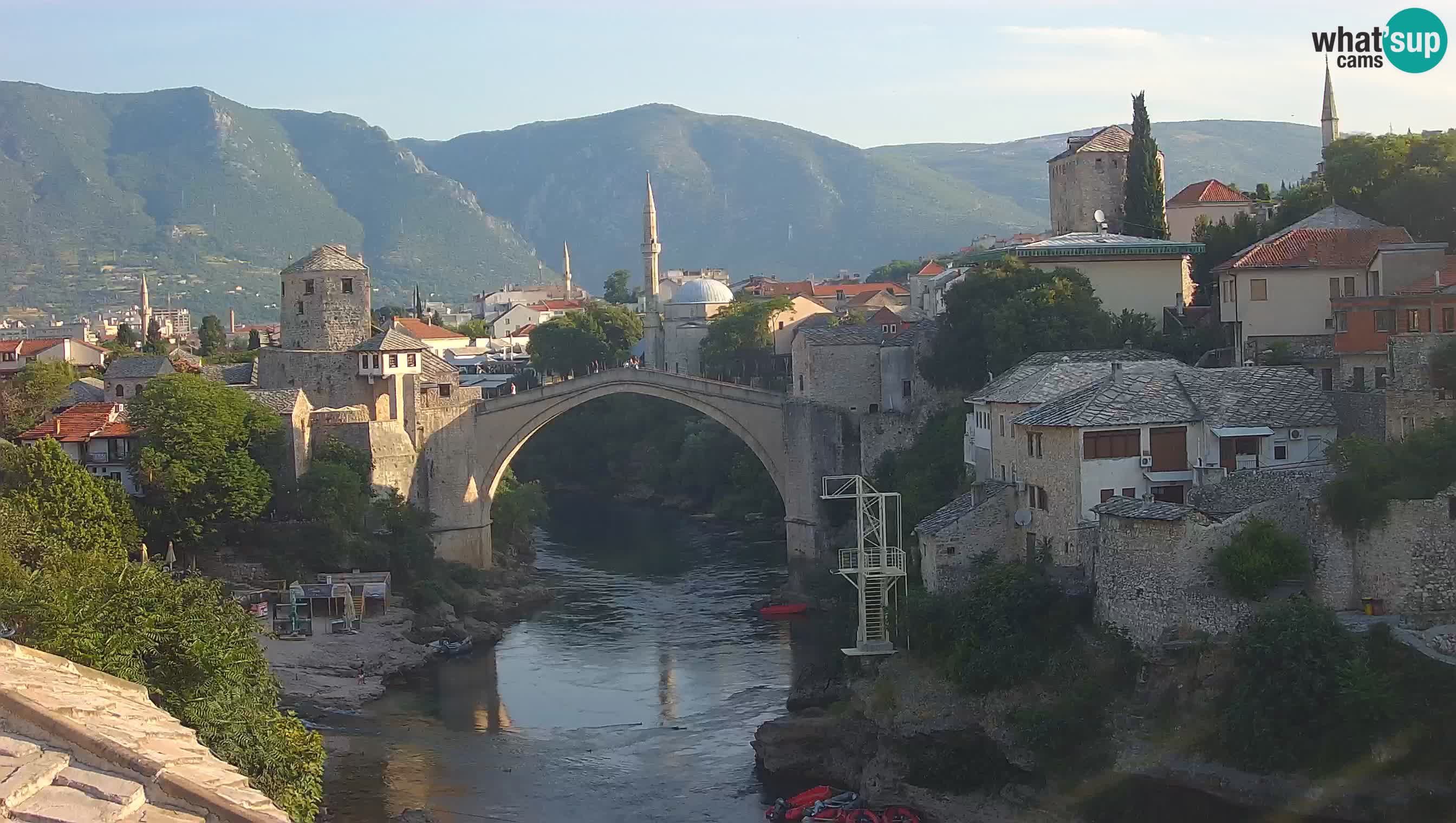 Spletna kamera Mostar – Stari Most in reka Neretva