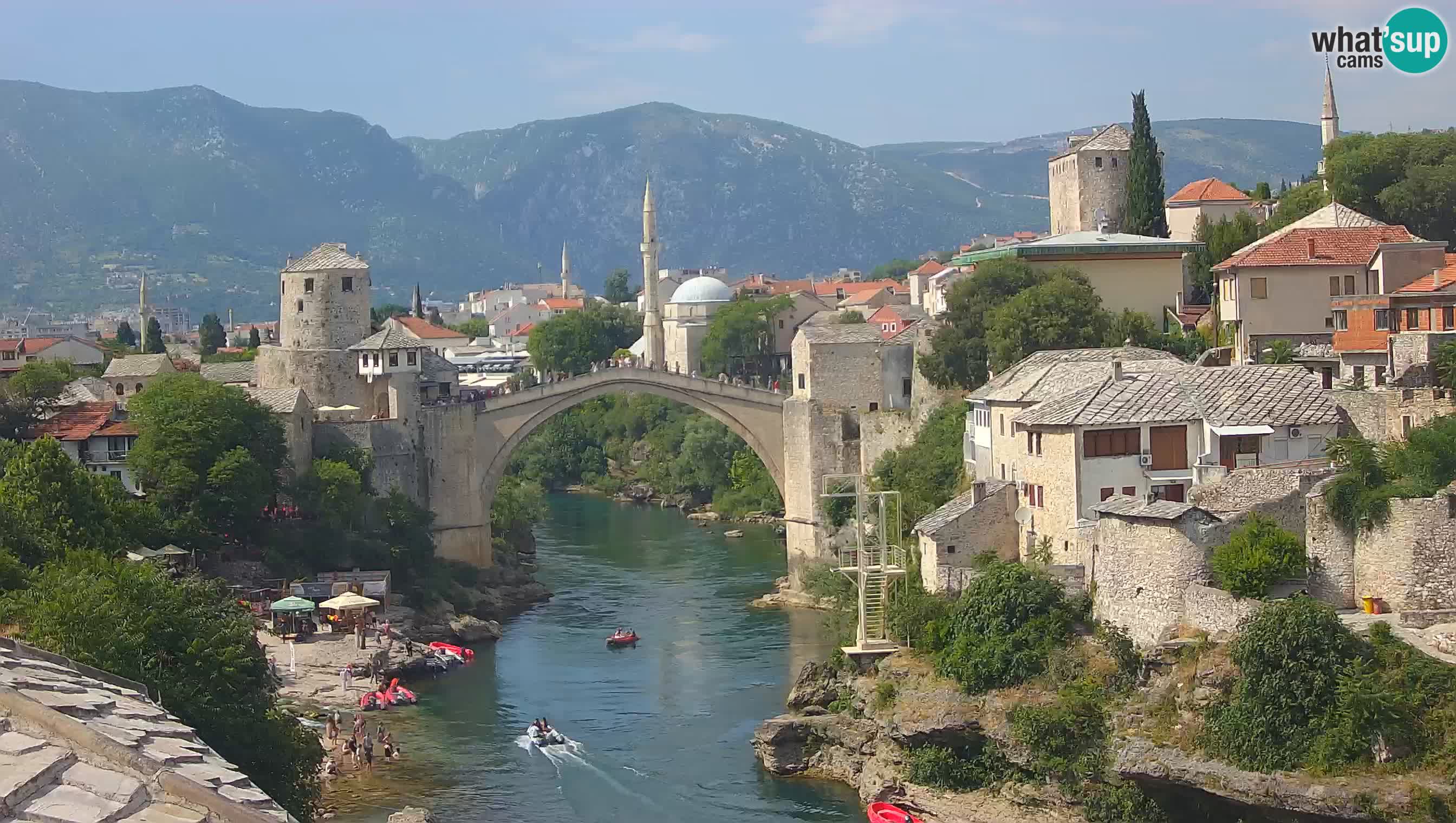 Spletna kamera Mostar – Stari Most in reka Neretva