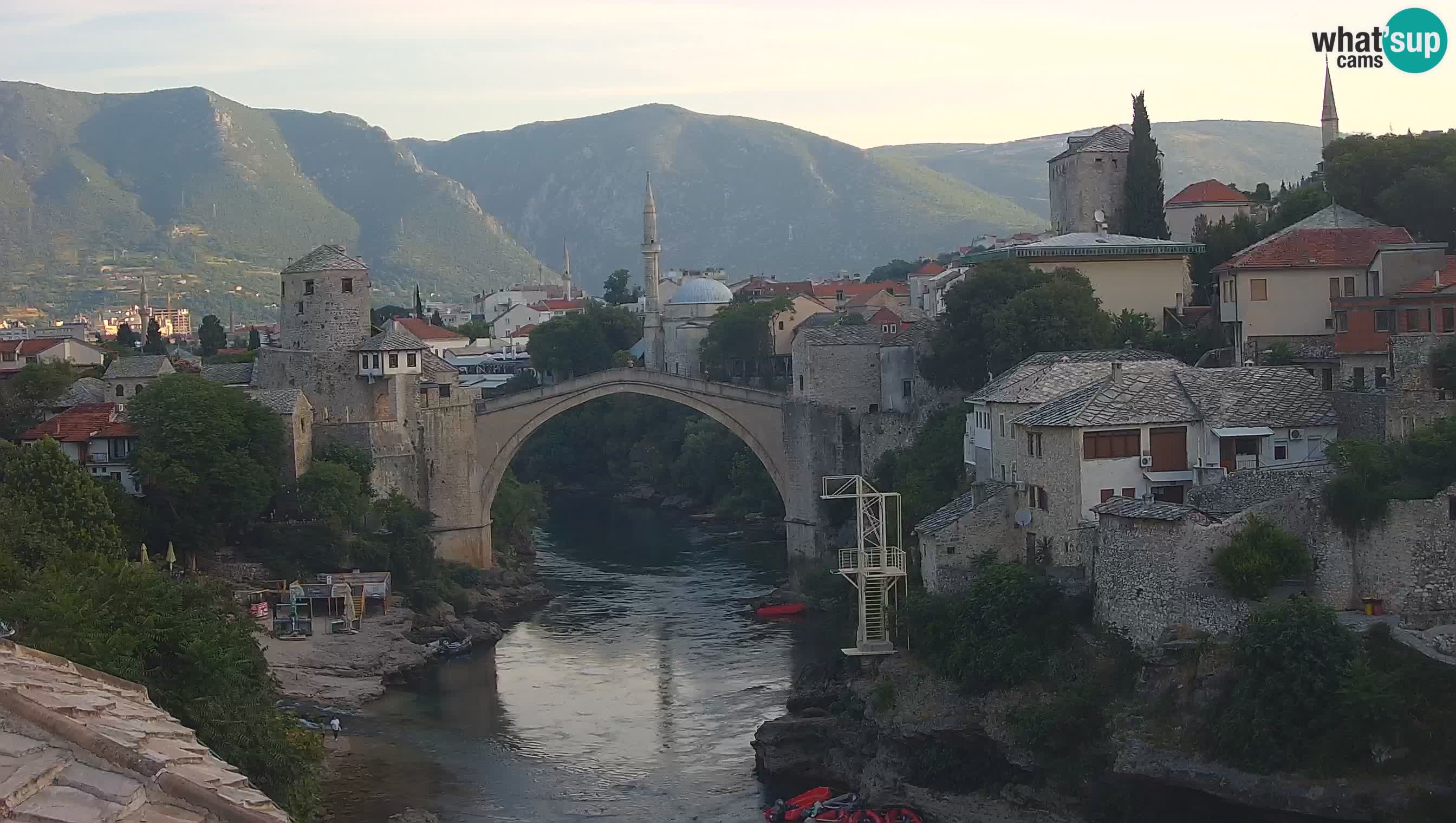 Spletna kamera Mostar – Stari Most in reka Neretva