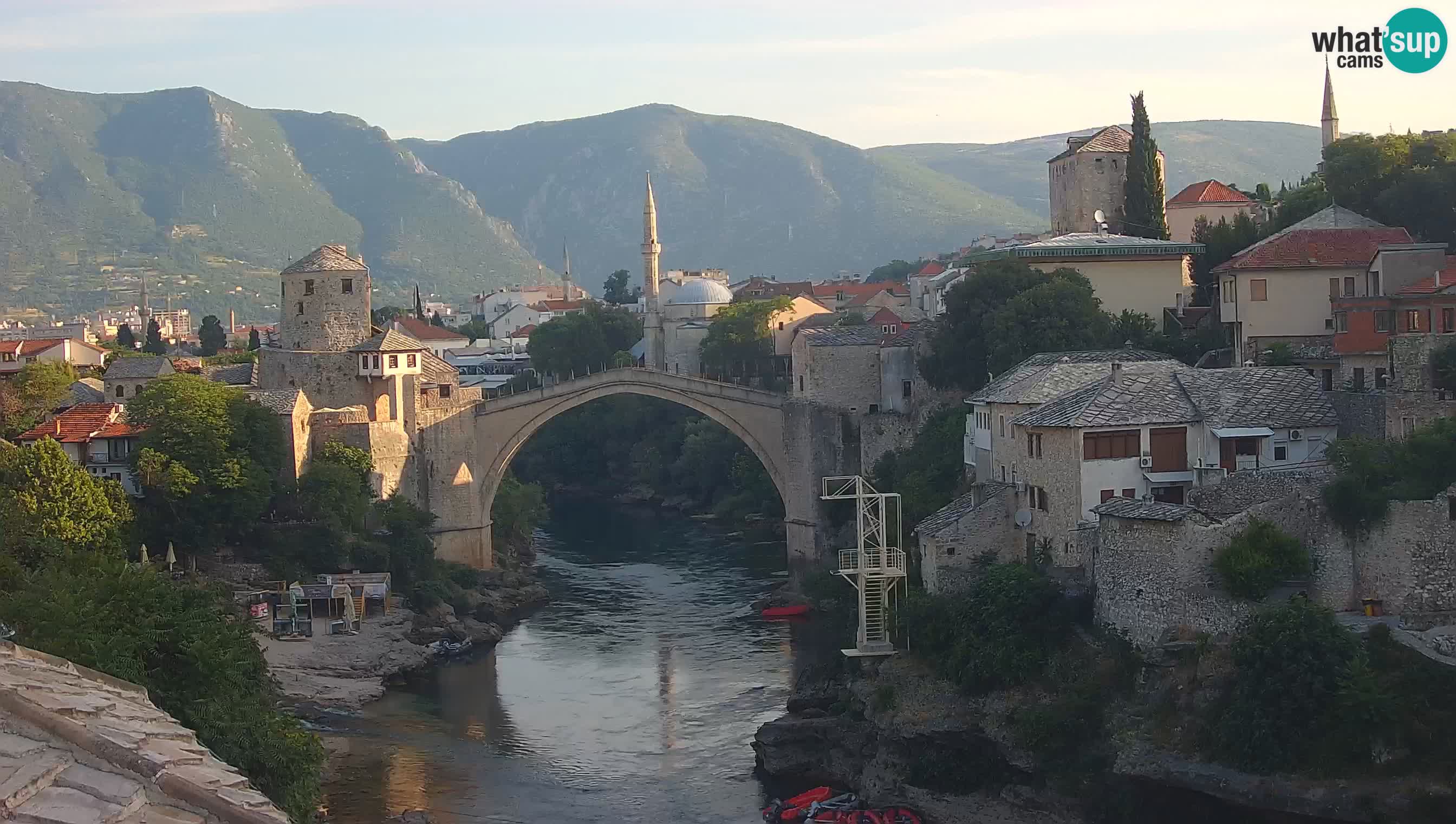 Spletna kamera Mostar – Stari Most in reka Neretva