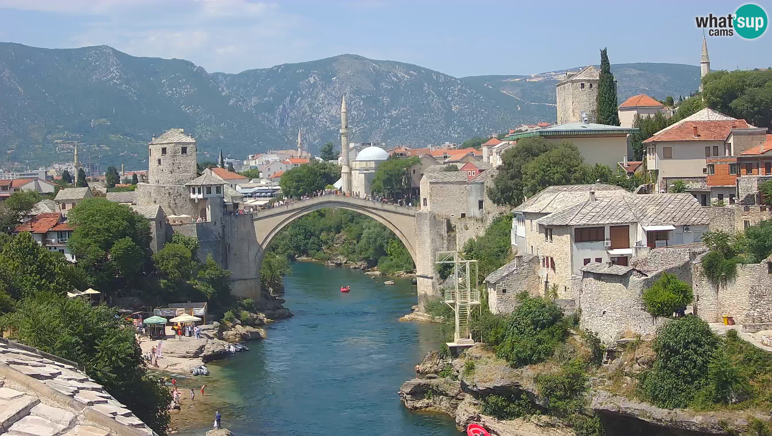 Webcam Mostar – Il Ponte Vecchio sul fiume Neretva