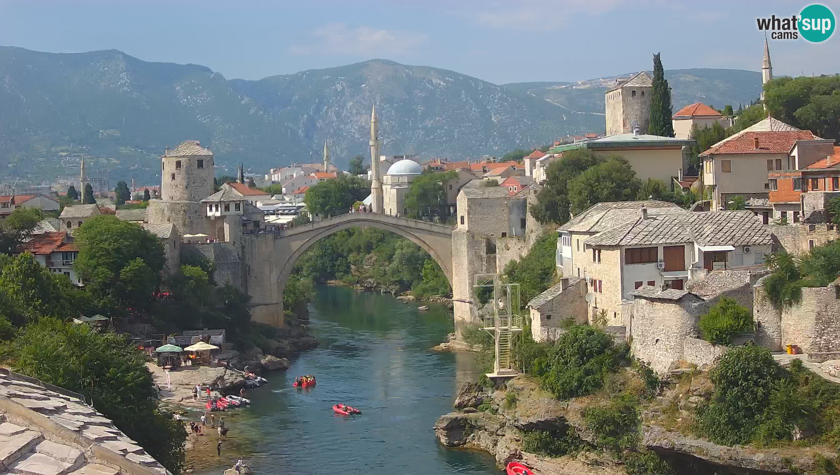 Mostar web kamera – Stari Most i rijeka Neretva – Goa Mostar