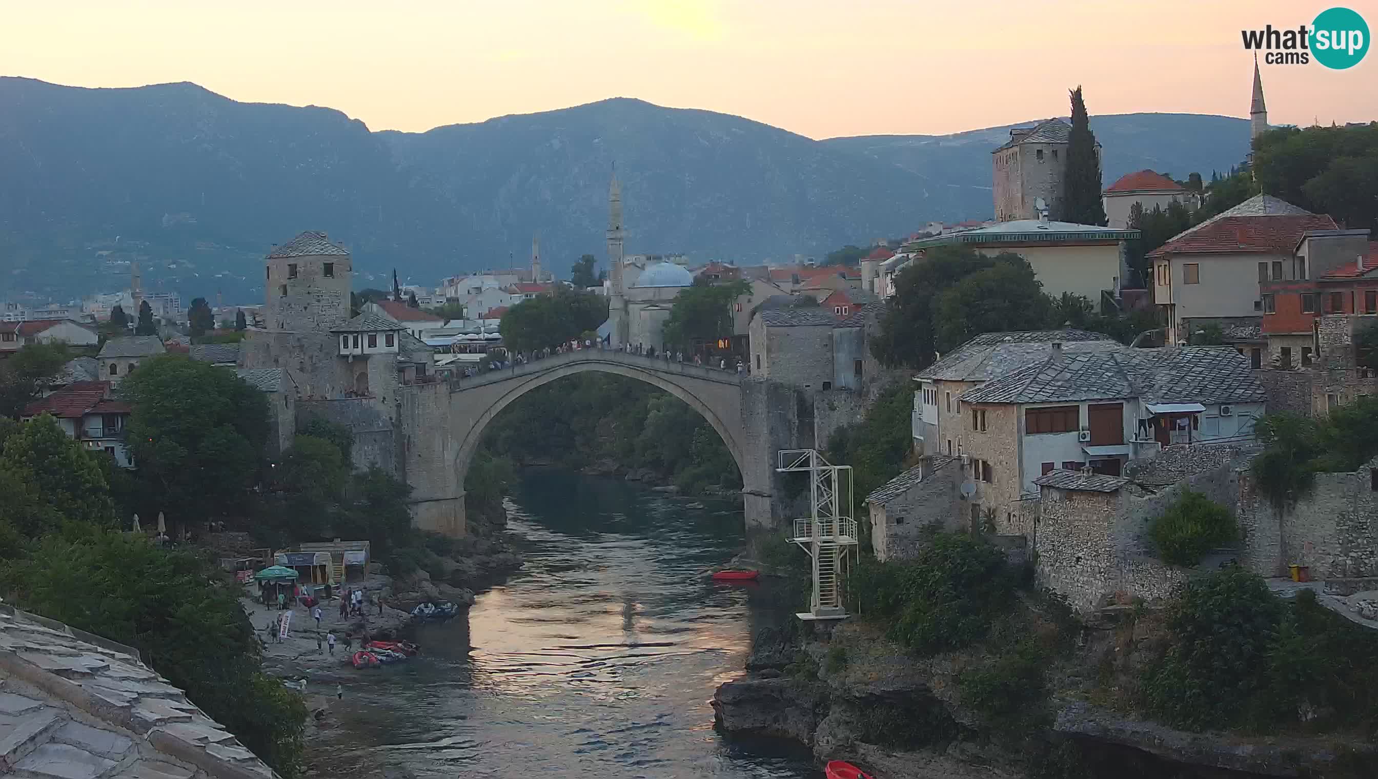 Webcam Mostar – Il Ponte Vecchio sul fiume Neretva