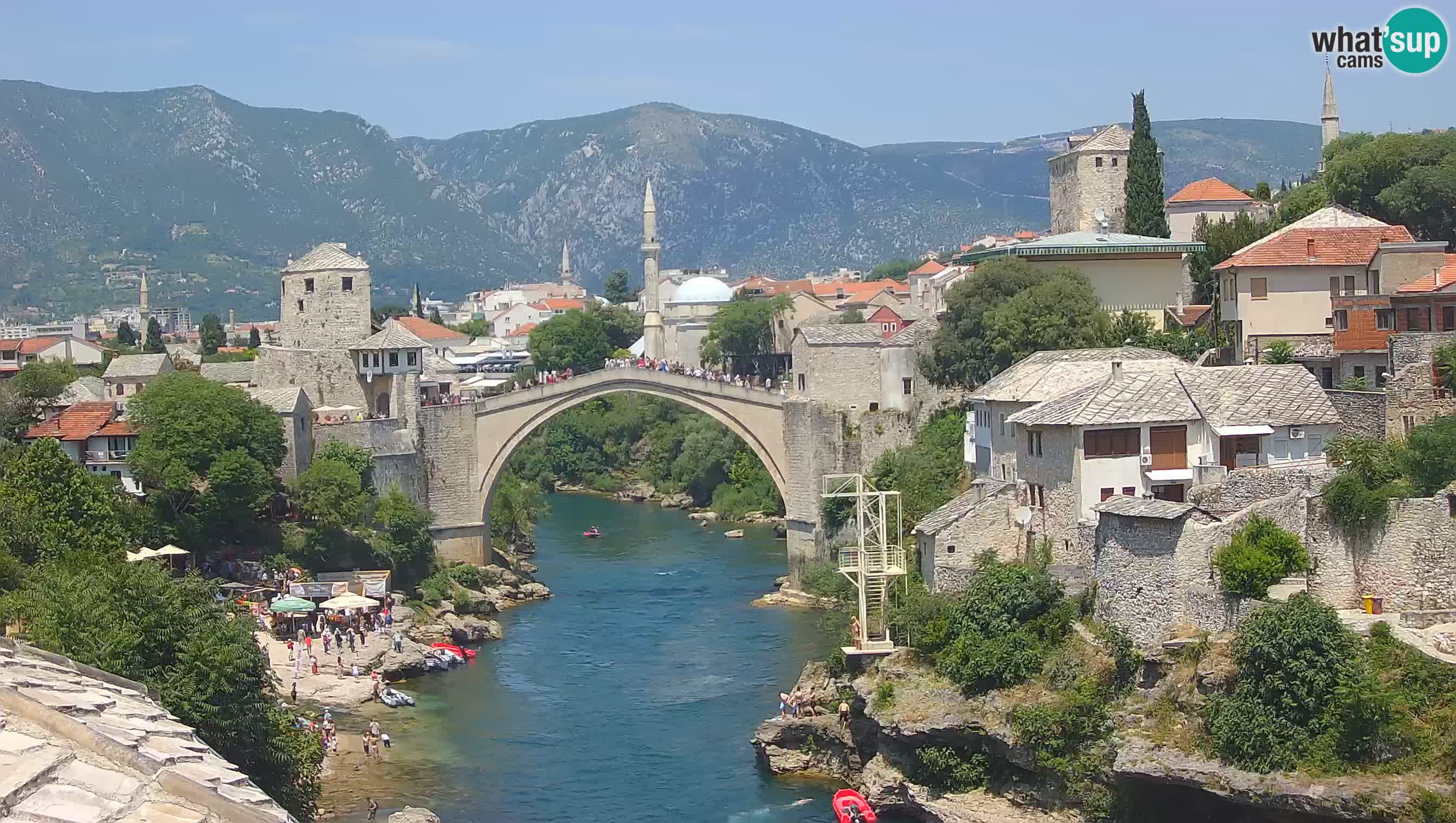 Webcam Mostar – Il Ponte Vecchio sul fiume Neretva