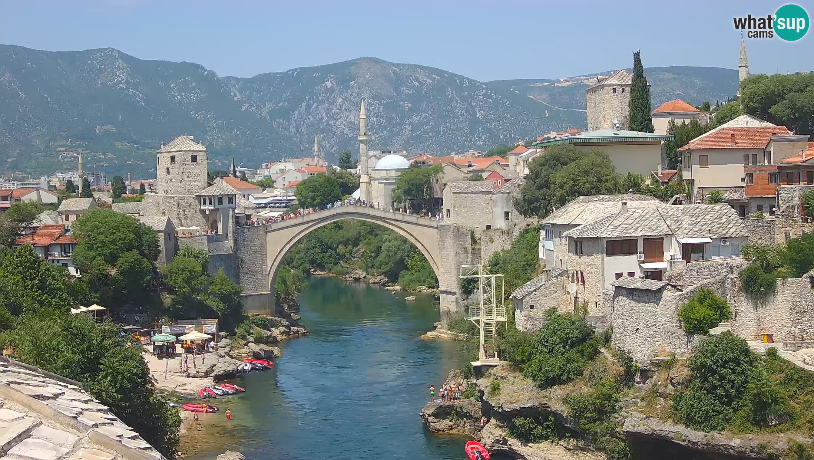 Spletna kamera Mostar – Stari Most in reka Neretva