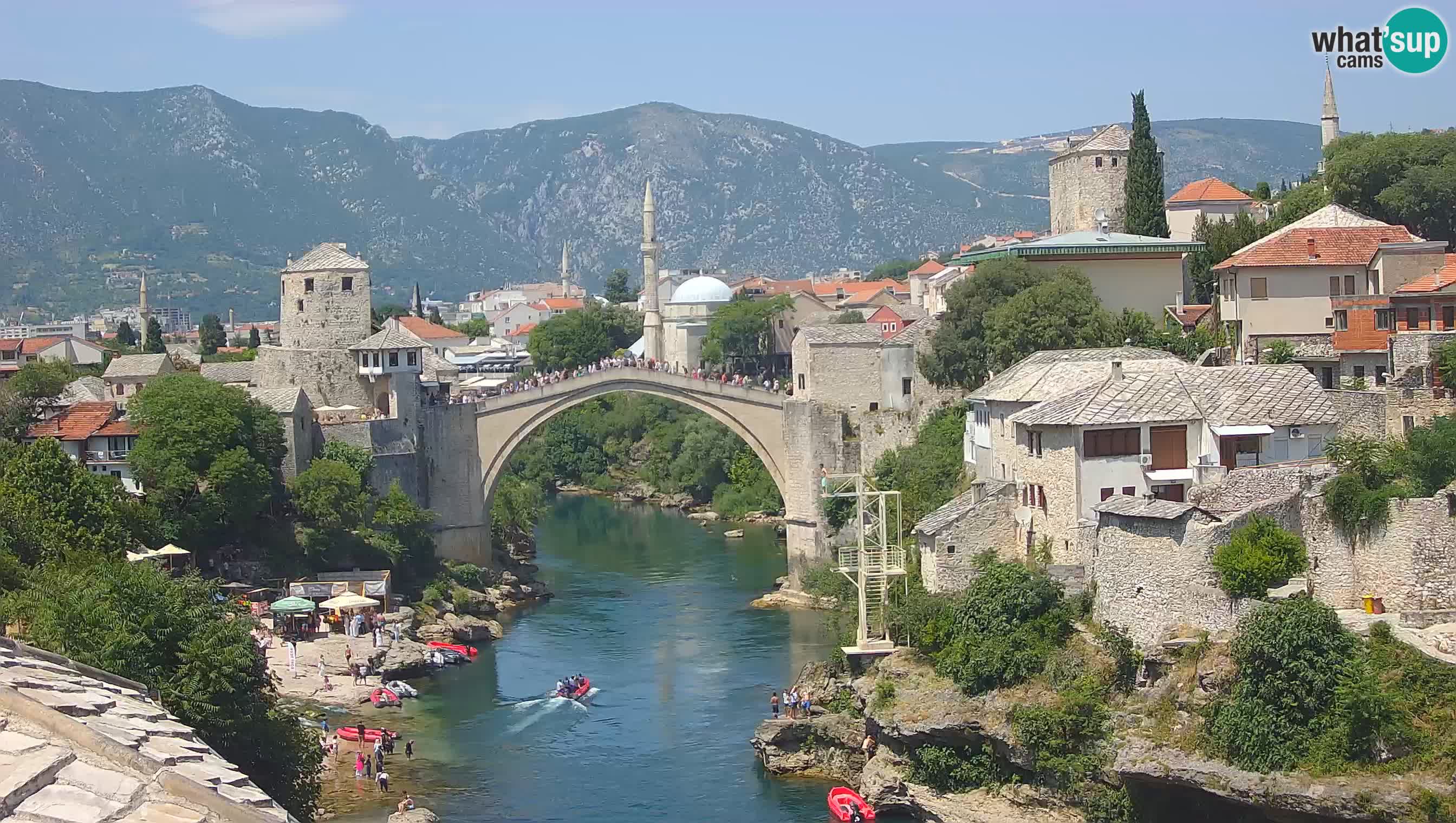 Spletna kamera Mostar – Stari Most in reka Neretva