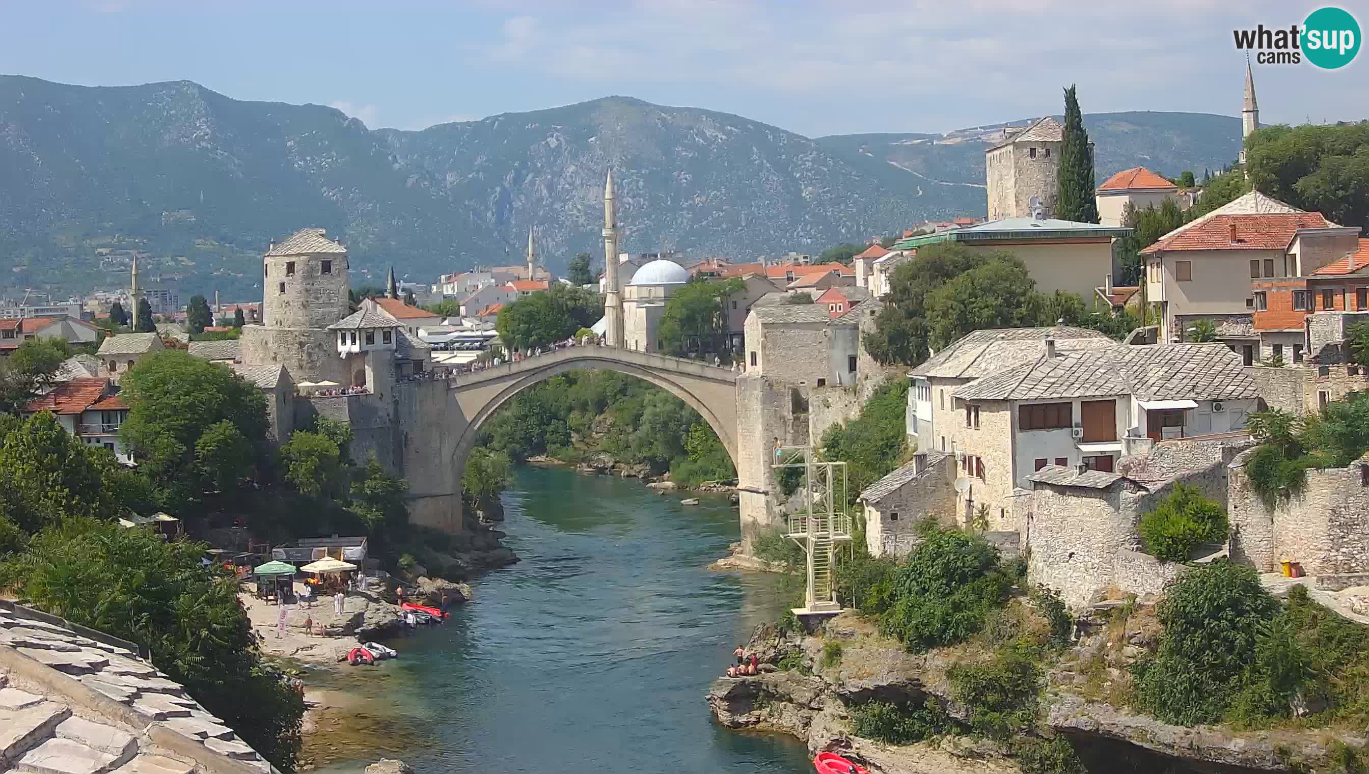 Webcam Mostar – Il Ponte Vecchio sul fiume Neretva