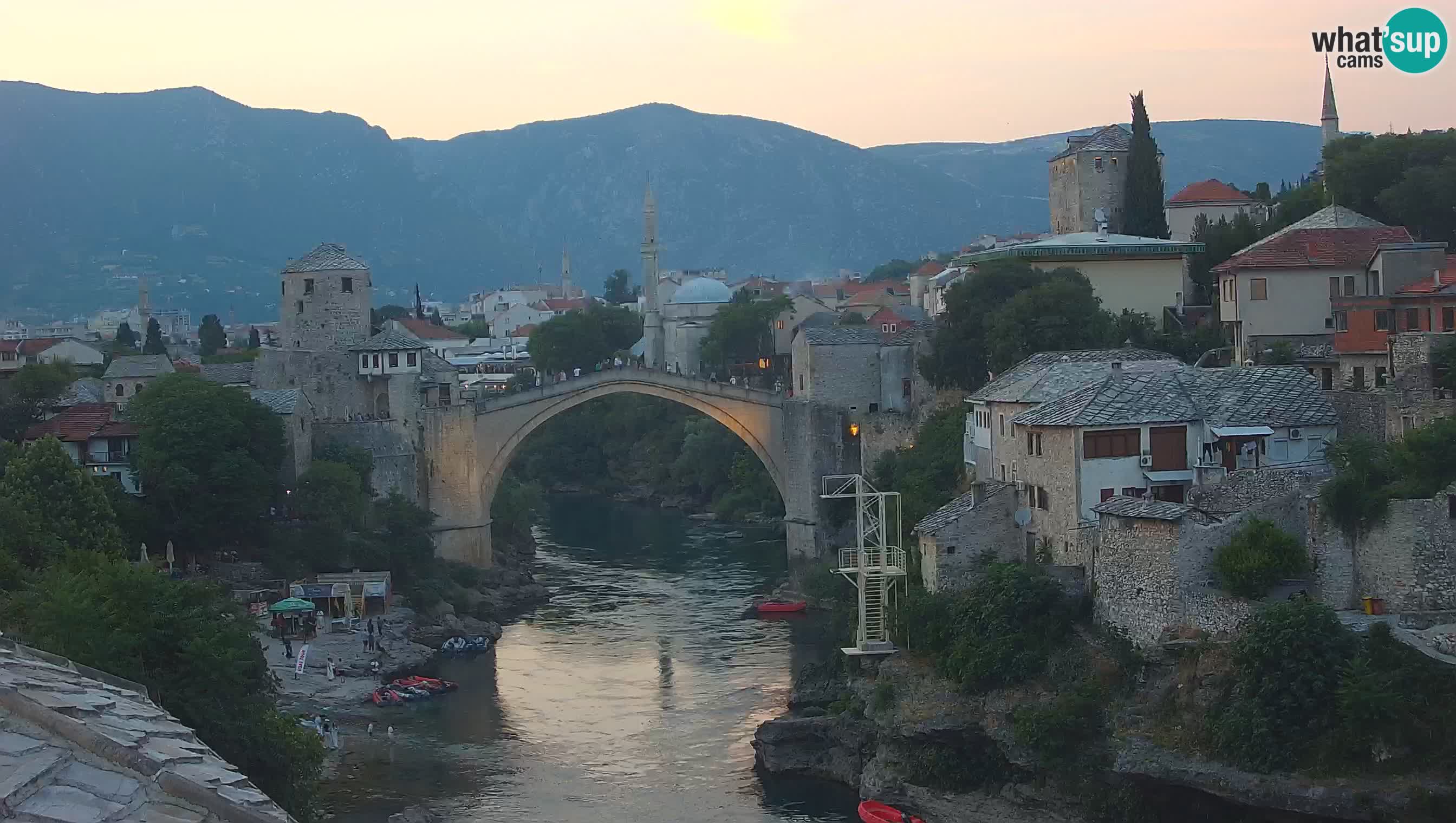 Mostar web kamera – Stari Most i rijeka Neretva – Goa Mostar