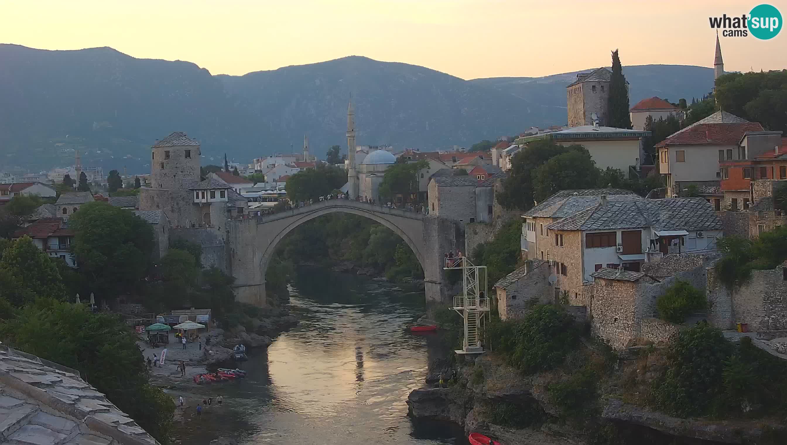 Mostar web kamera – Stari Most i rijeka Neretva – Goa Mostar