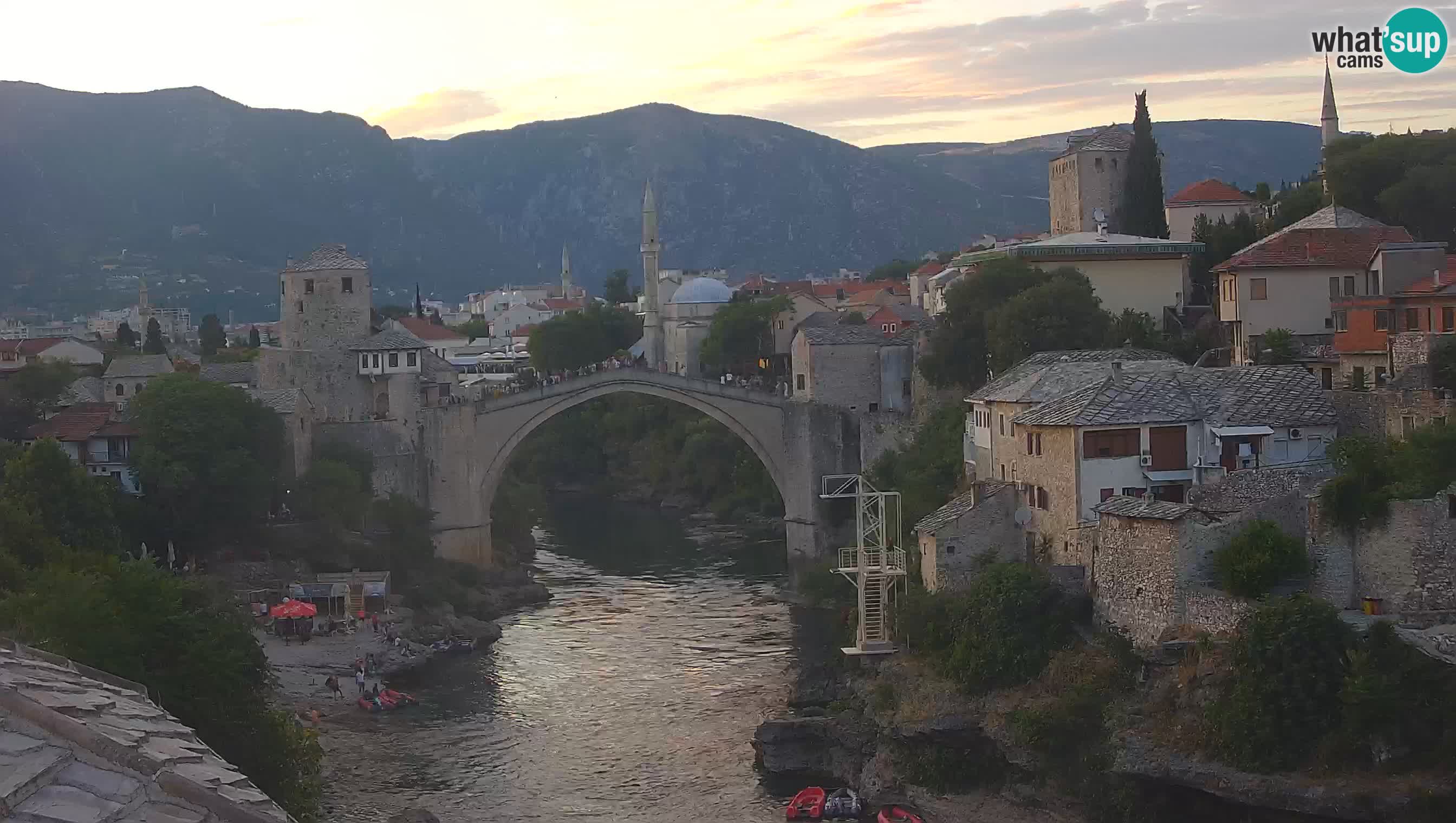 Mostar web kamera – Stari Most i rijeka Neretva – Goa Mostar