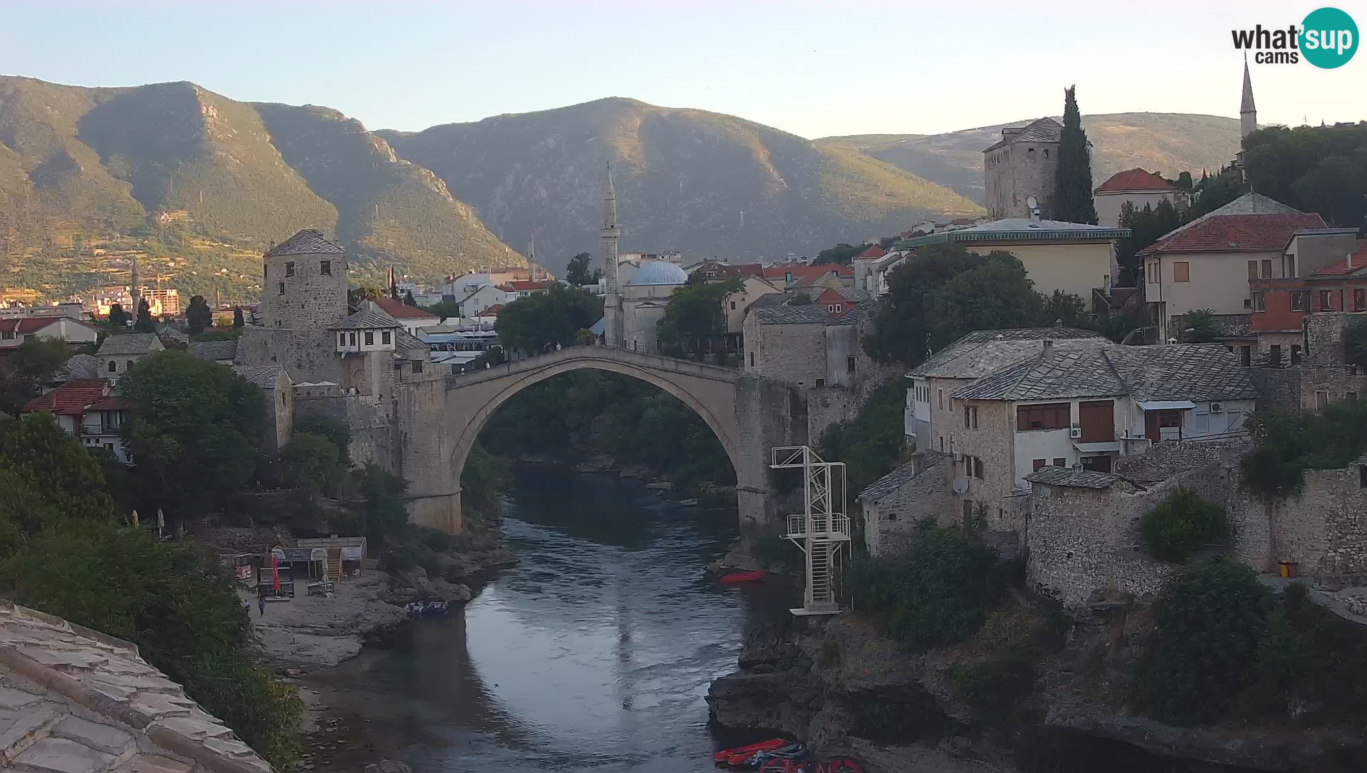 Spletna kamera Mostar – Stari Most in reka Neretva