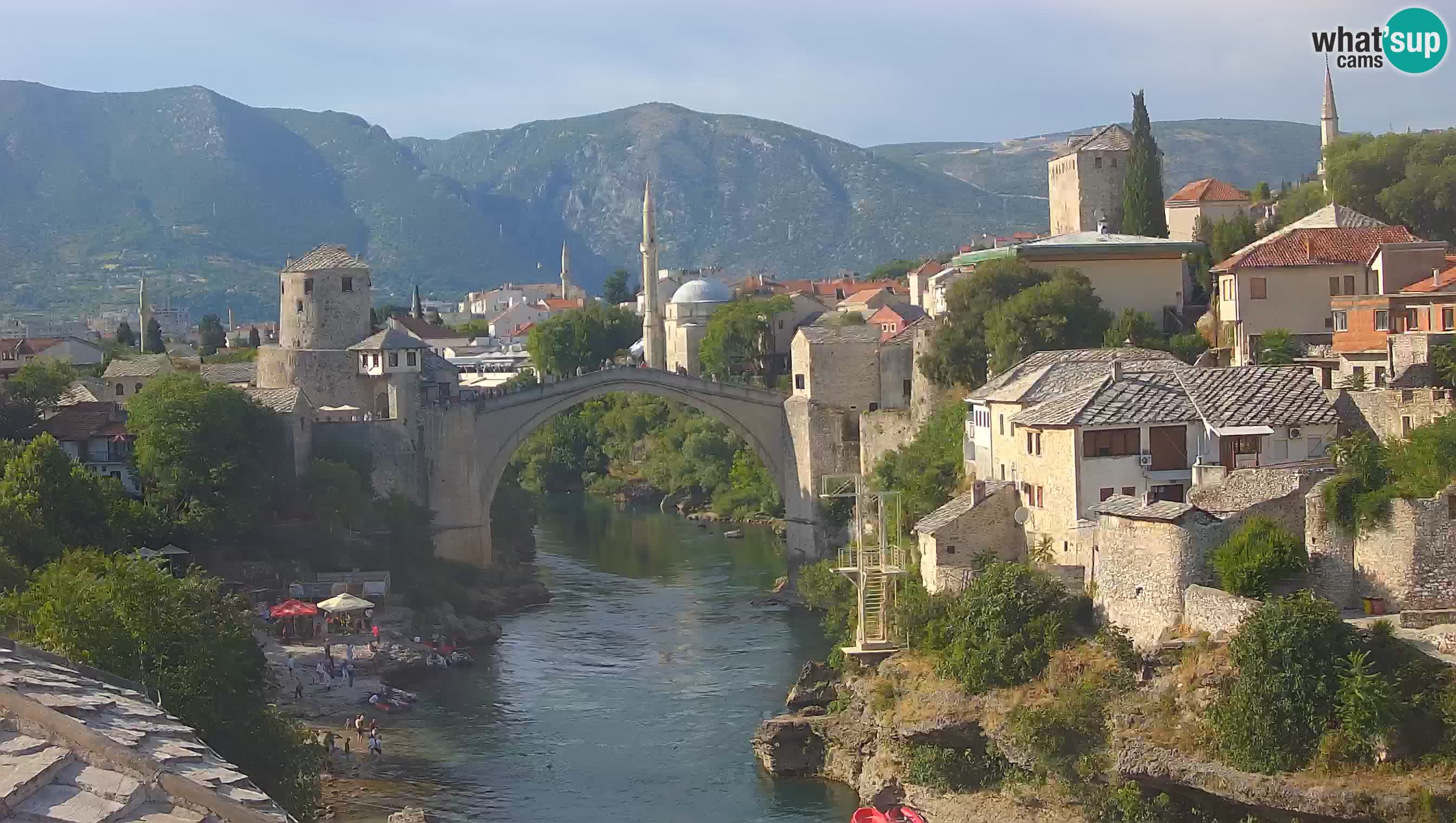 Spletna kamera Mostar – Stari Most in reka Neretva