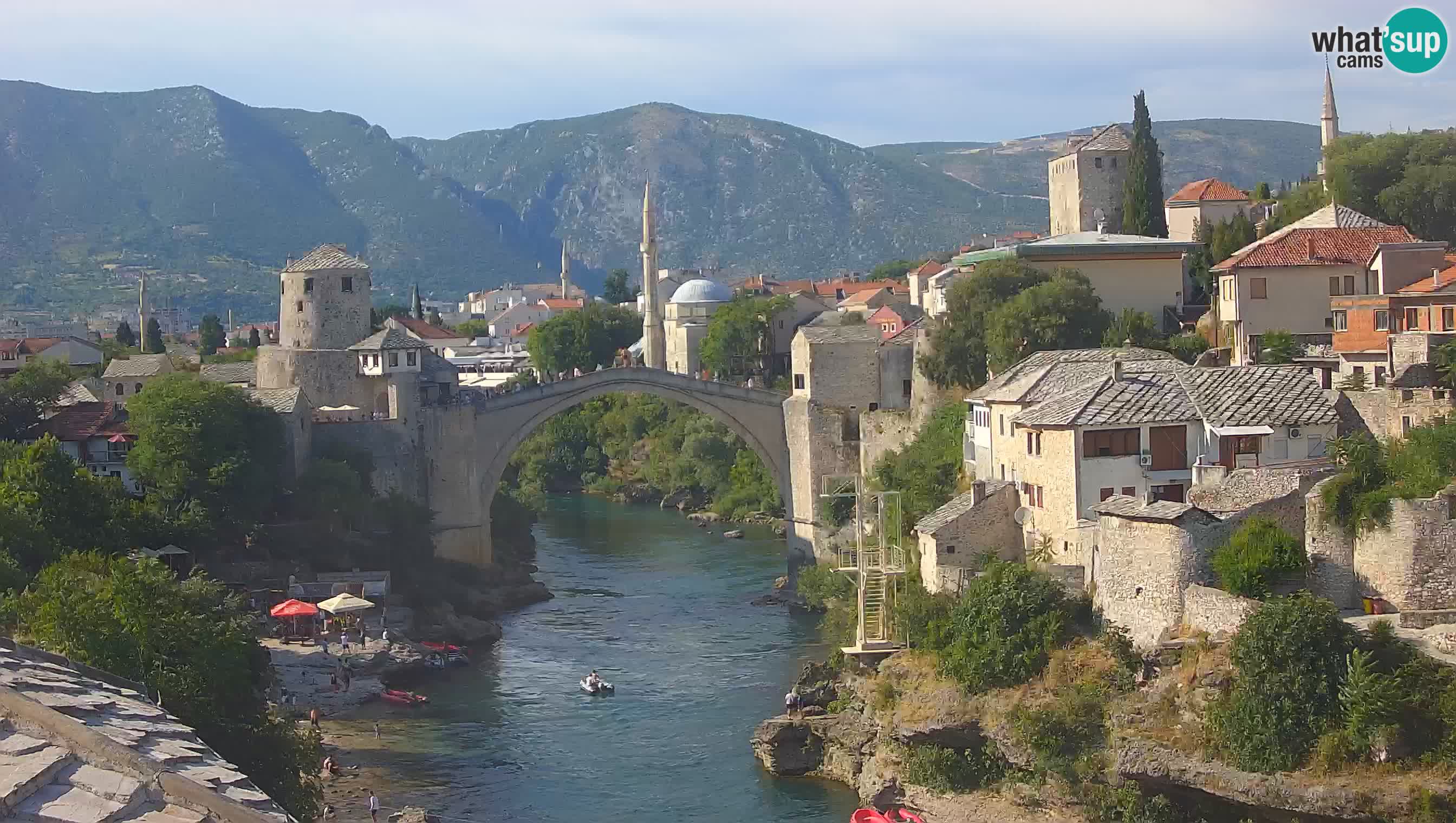 Mostar web kamera – Stari Most i rijeka Neretva – Goa Mostar