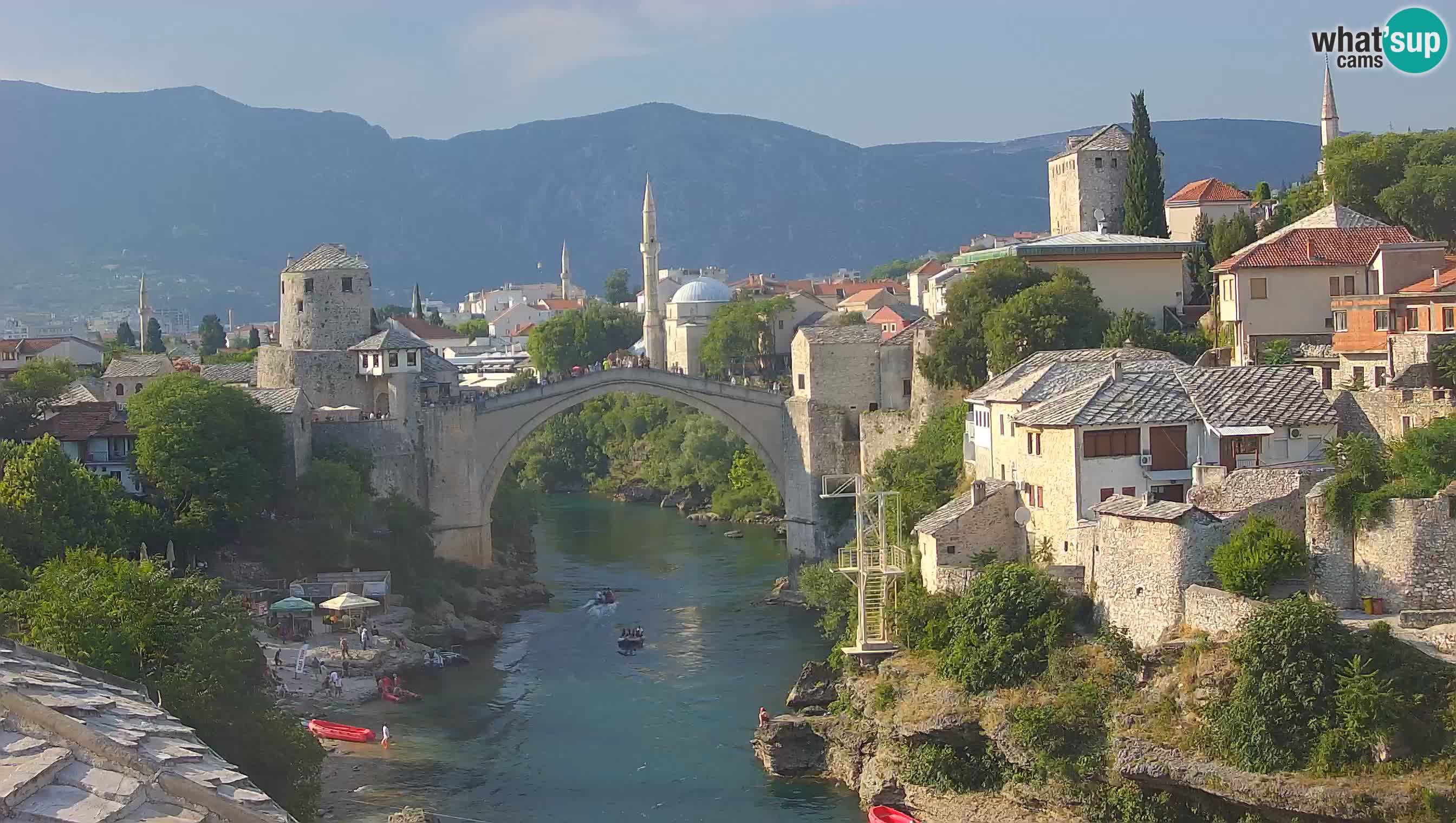 Webcam Mostar – Il Ponte Vecchio sul fiume Neretva