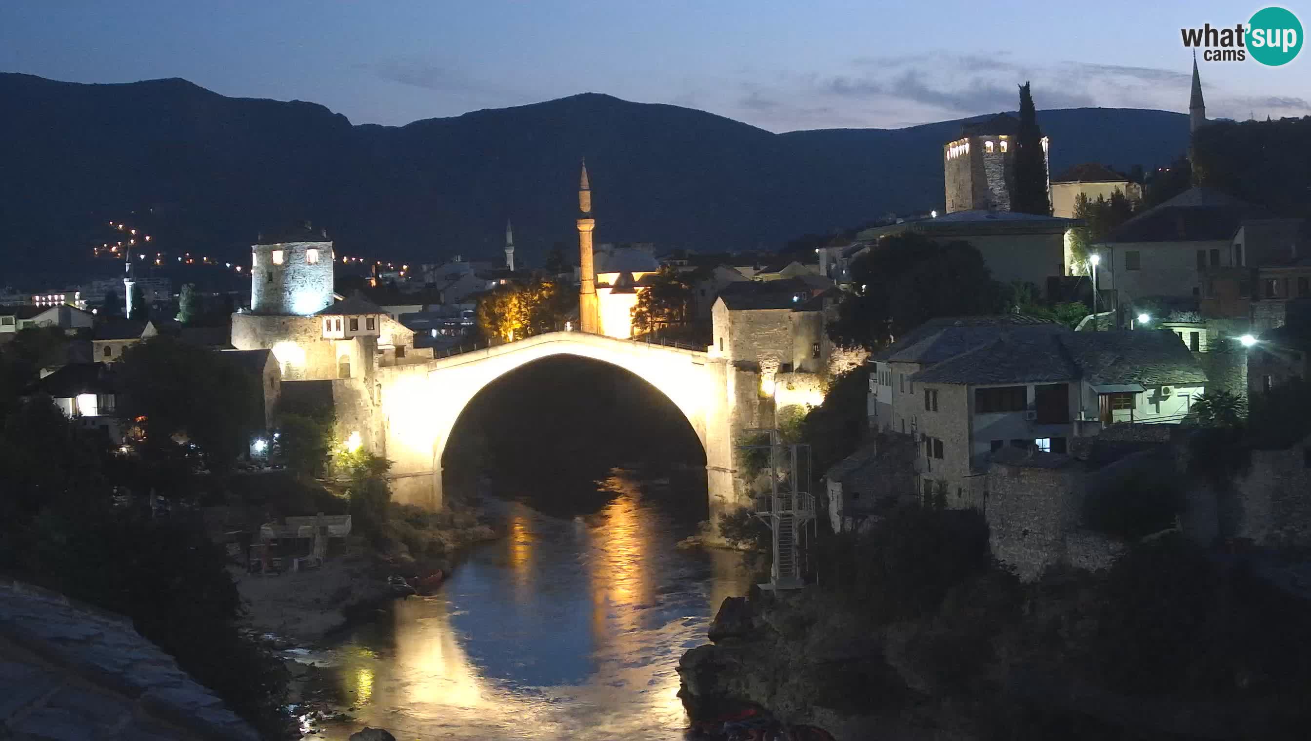 Cámara web de Mostar – El Viejo Puente sobre el río Neretva