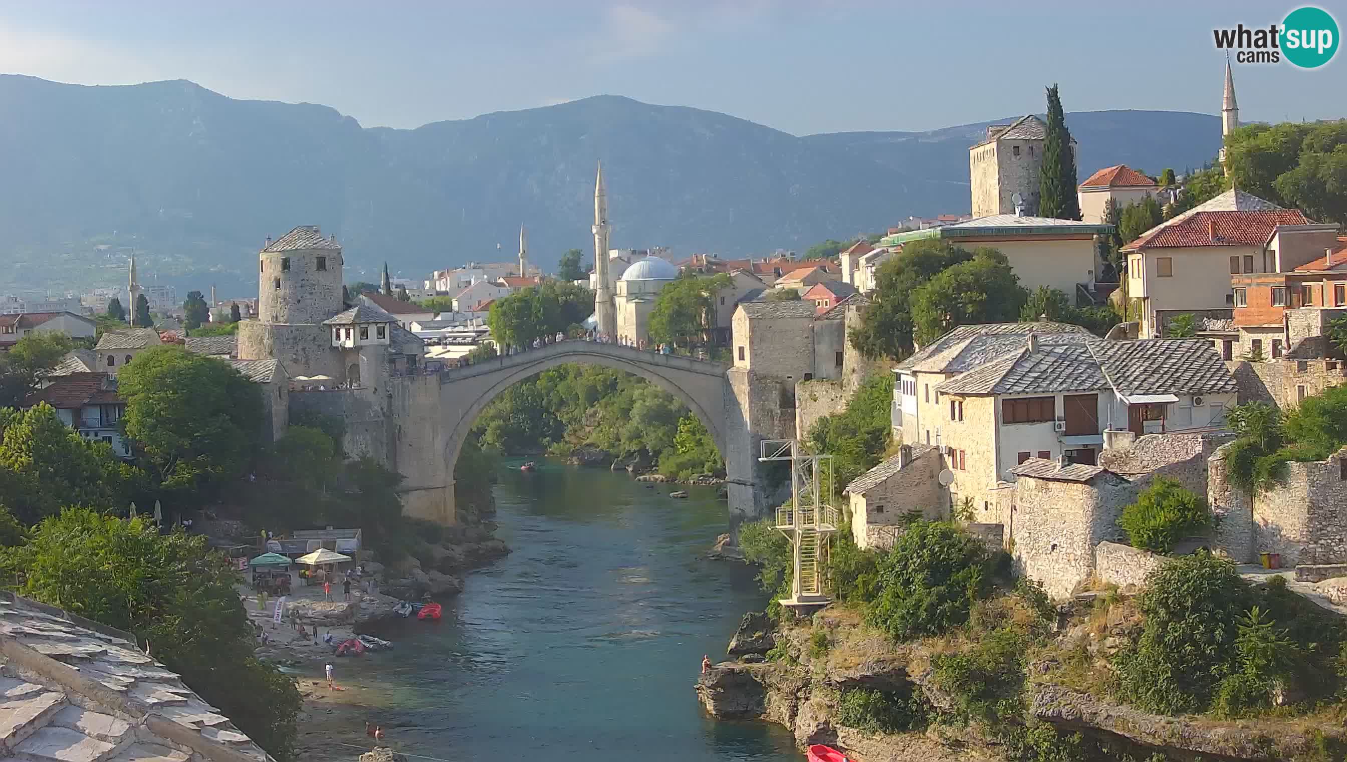 Mostar web kamera – Stari Most i rijeka Neretva – Goa Mostar
