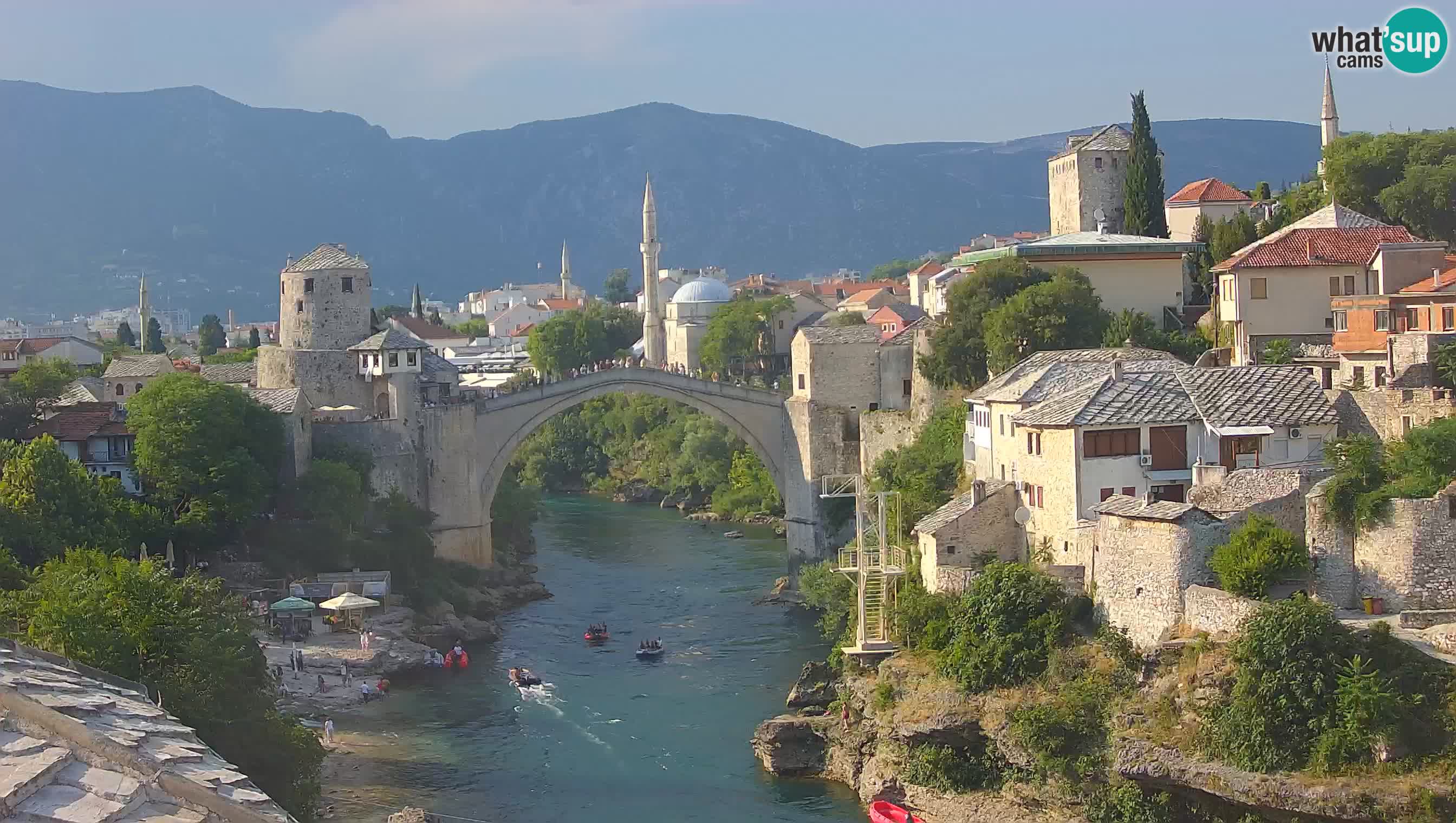 Mostar web kamera – Stari Most i rijeka Neretva – Goa Mostar