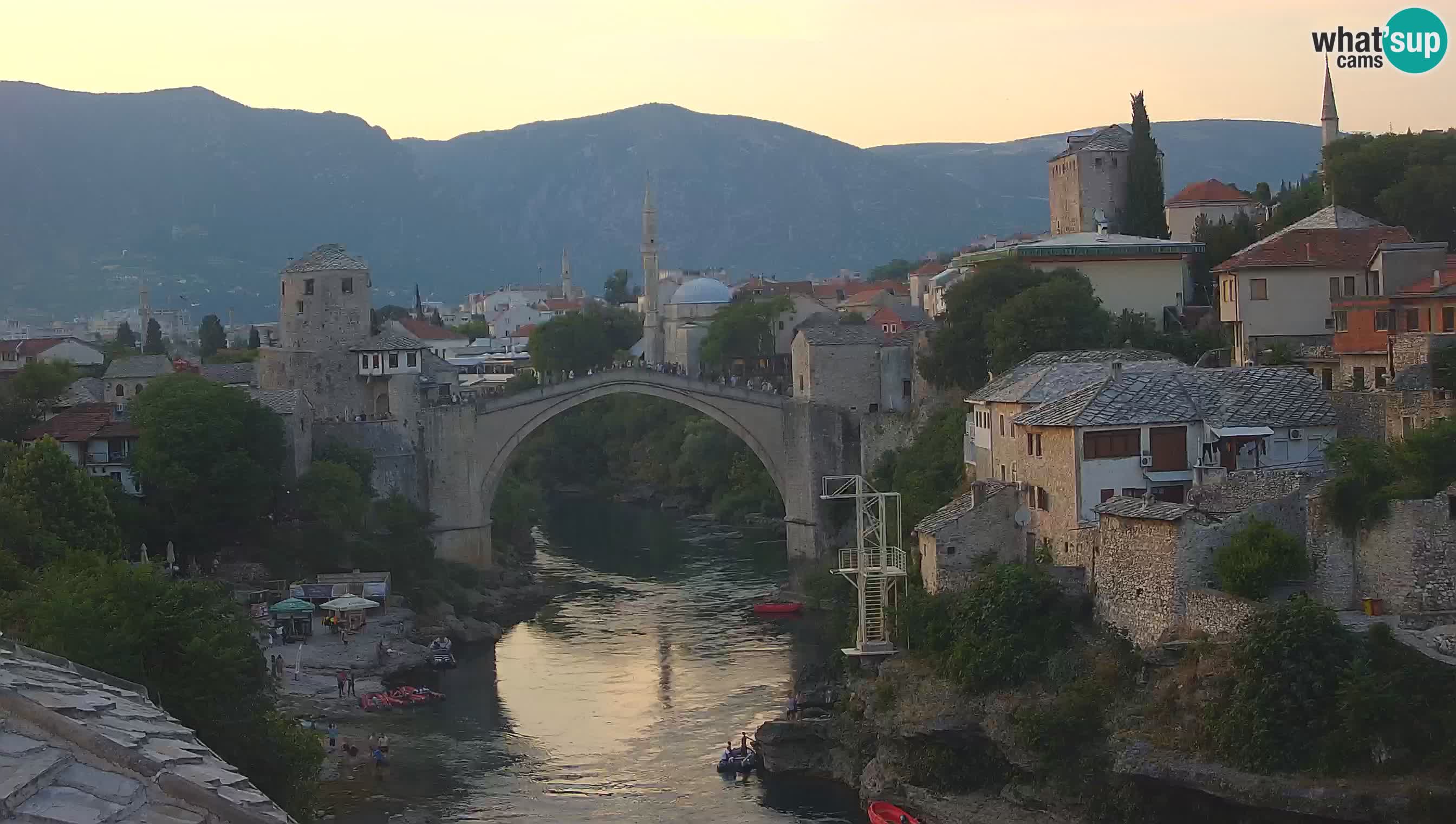 Webcam Mostar – Il Ponte Vecchio sul fiume Neretva