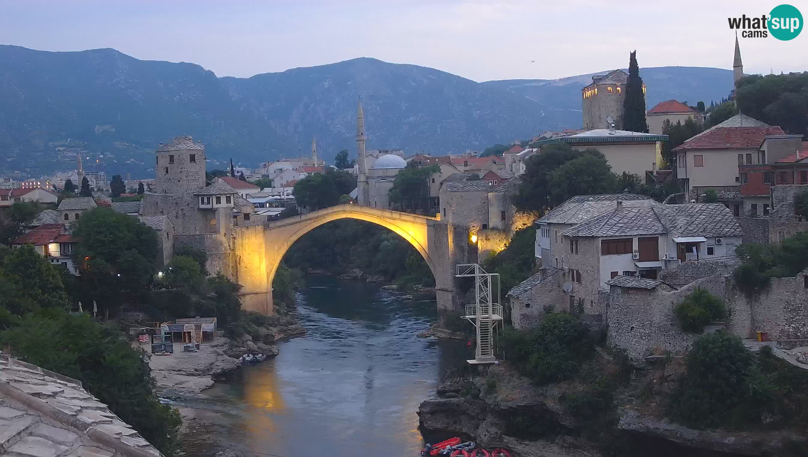 Spletna kamera Mostar – Stari Most in reka Neretva
