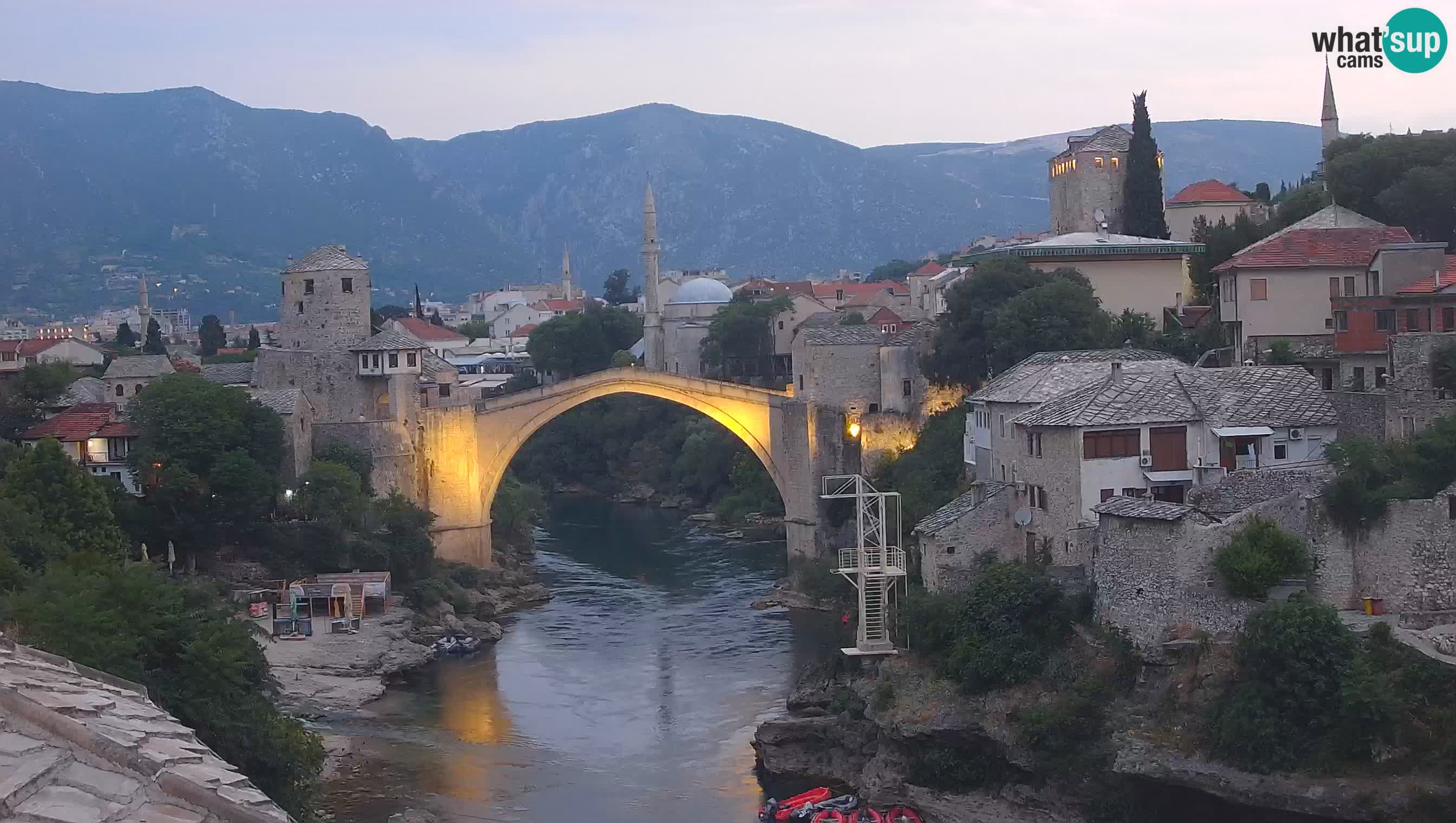 Spletna kamera Mostar – Stari Most in reka Neretva