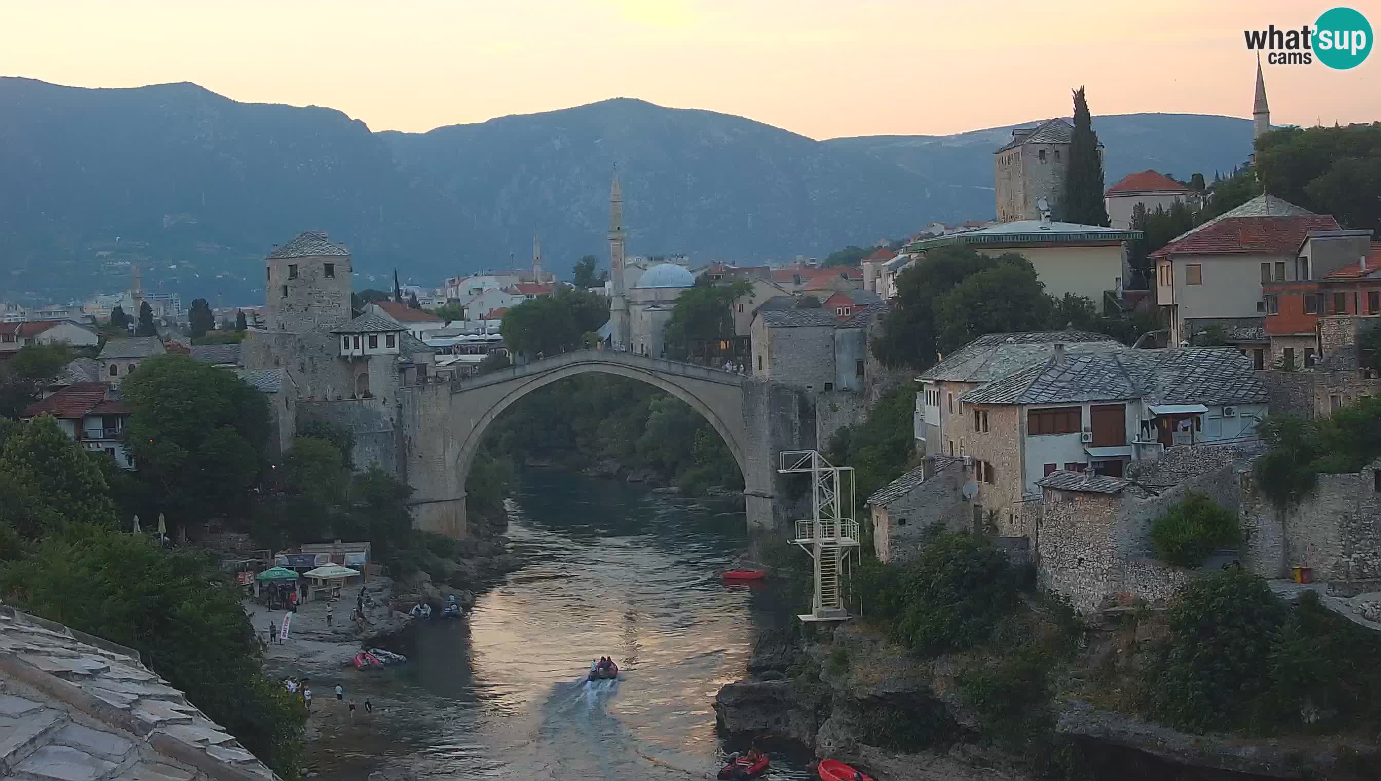 Webcam Mostar – Il Ponte Vecchio sul fiume Neretva