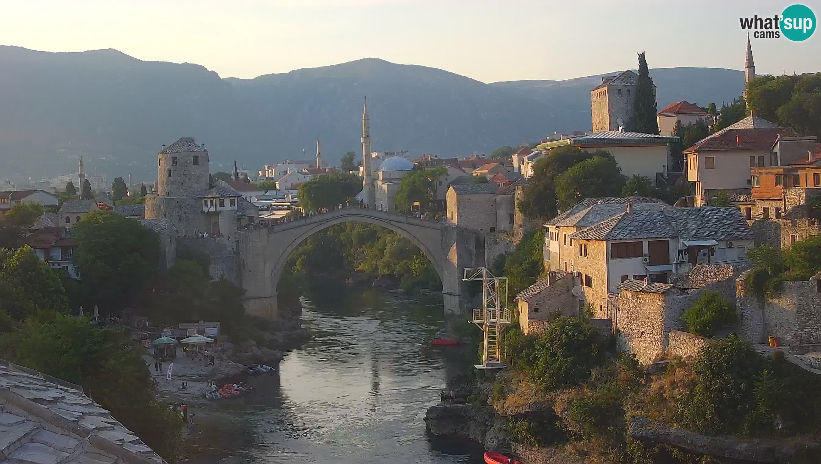 Webcam Mostar – Il Ponte Vecchio sul fiume Neretva