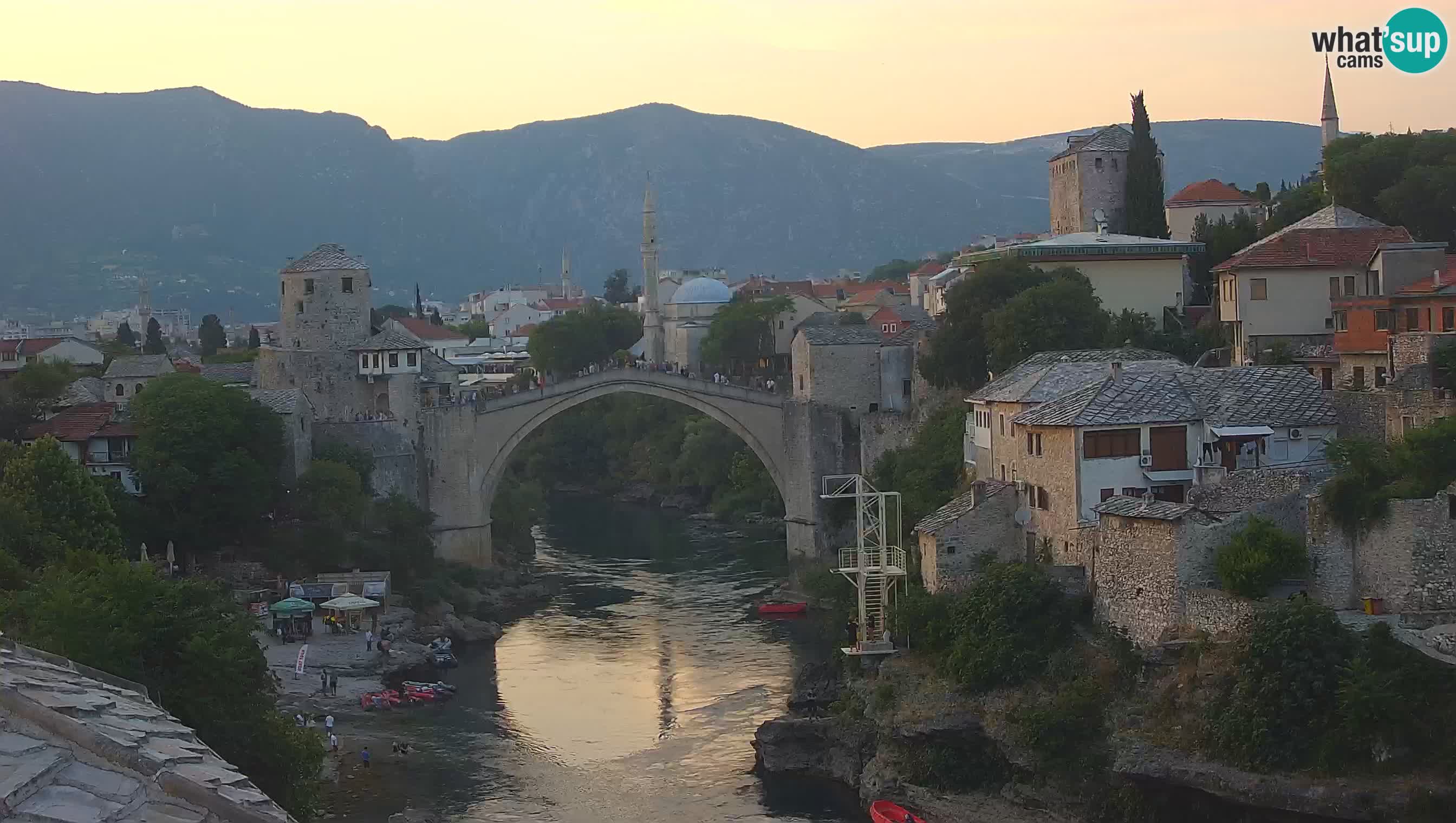 Spletna kamera Mostar – Stari Most in reka Neretva