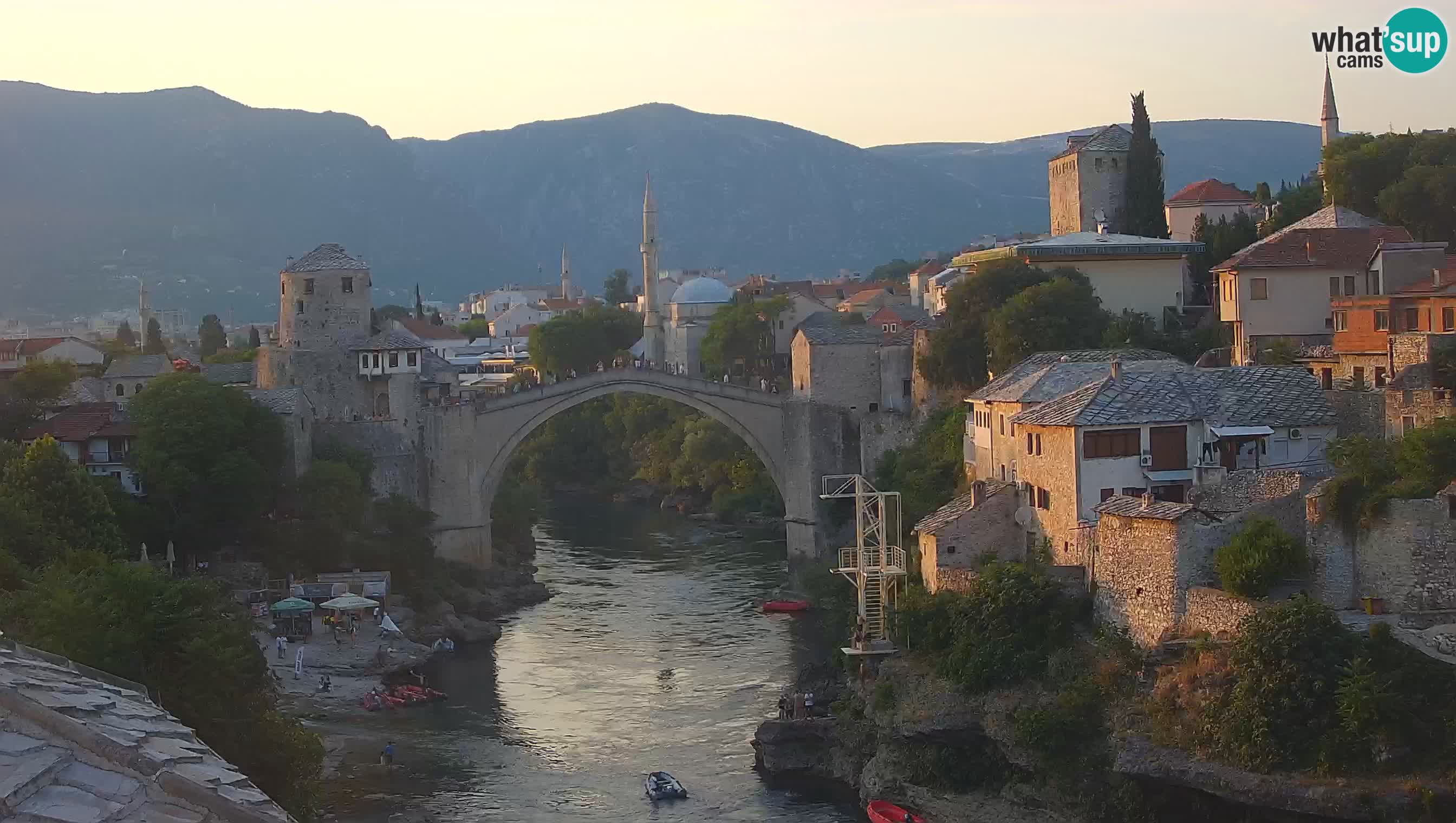 Mostar web kamera – Stari Most i rijeka Neretva – Goa Mostar