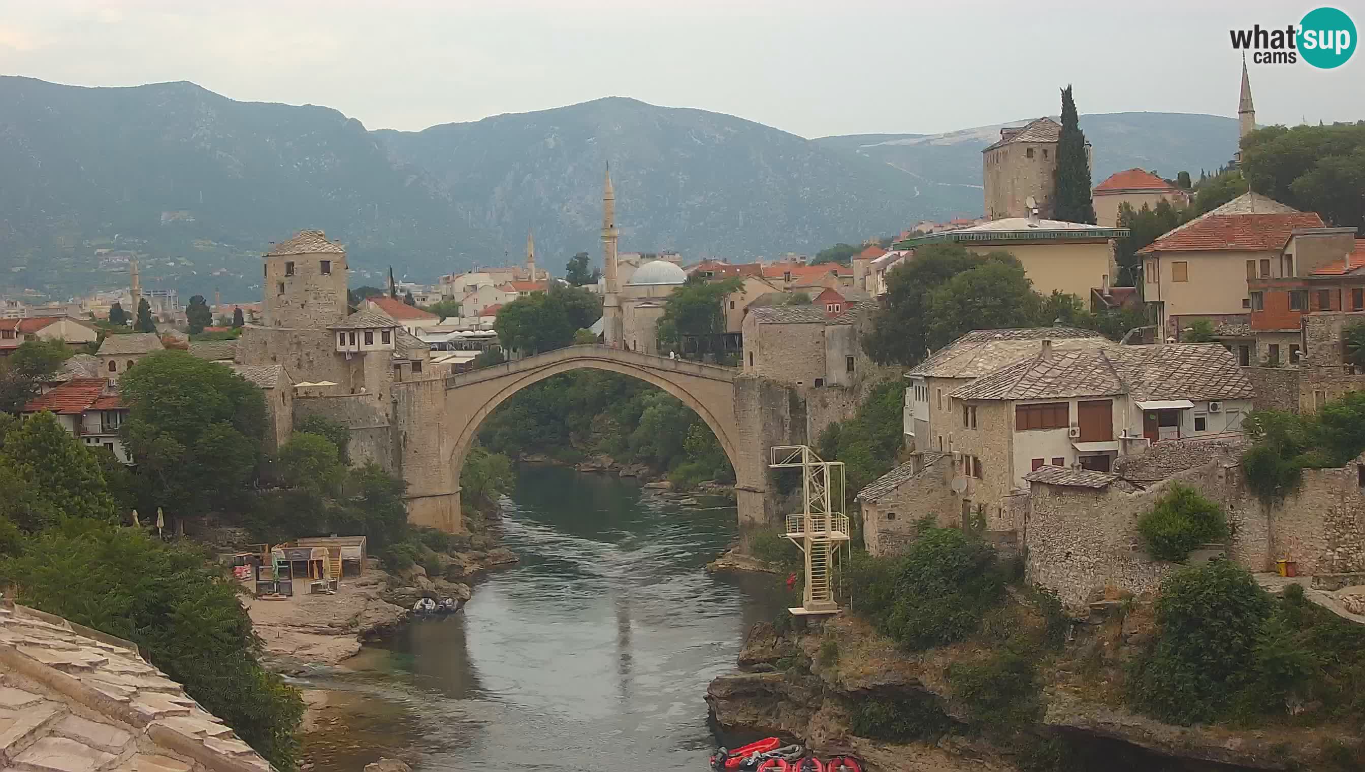 Mostar webcam – LIVE Old Bridge and Neretva river