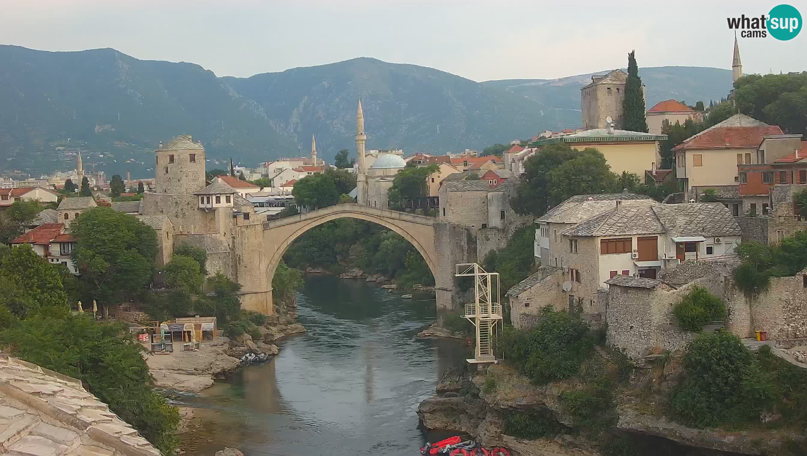 Mostar web kamera – Stari Most i rijeka Neretva – Goa Mostar