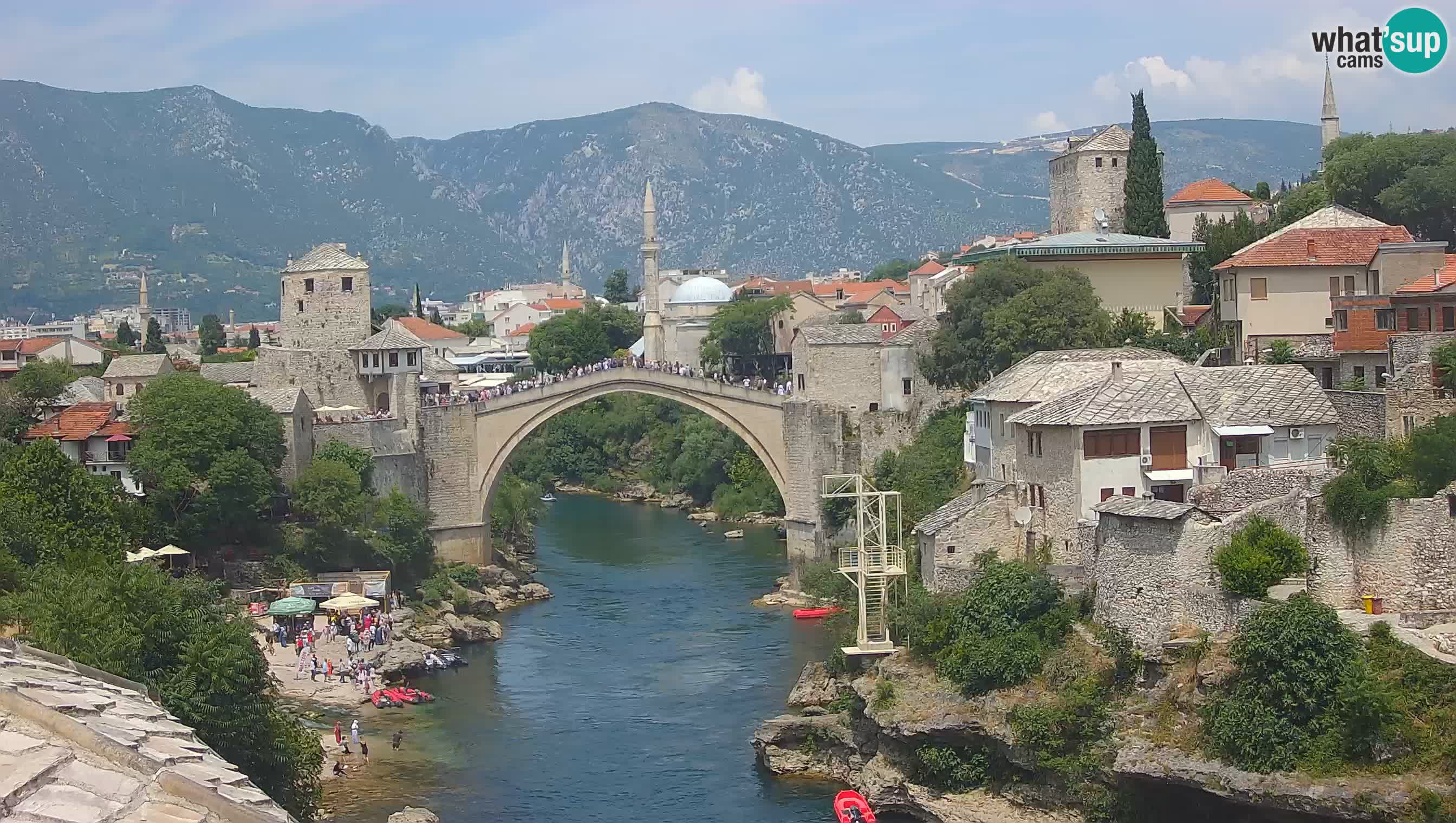 Spletna kamera Mostar – Stari Most in reka Neretva