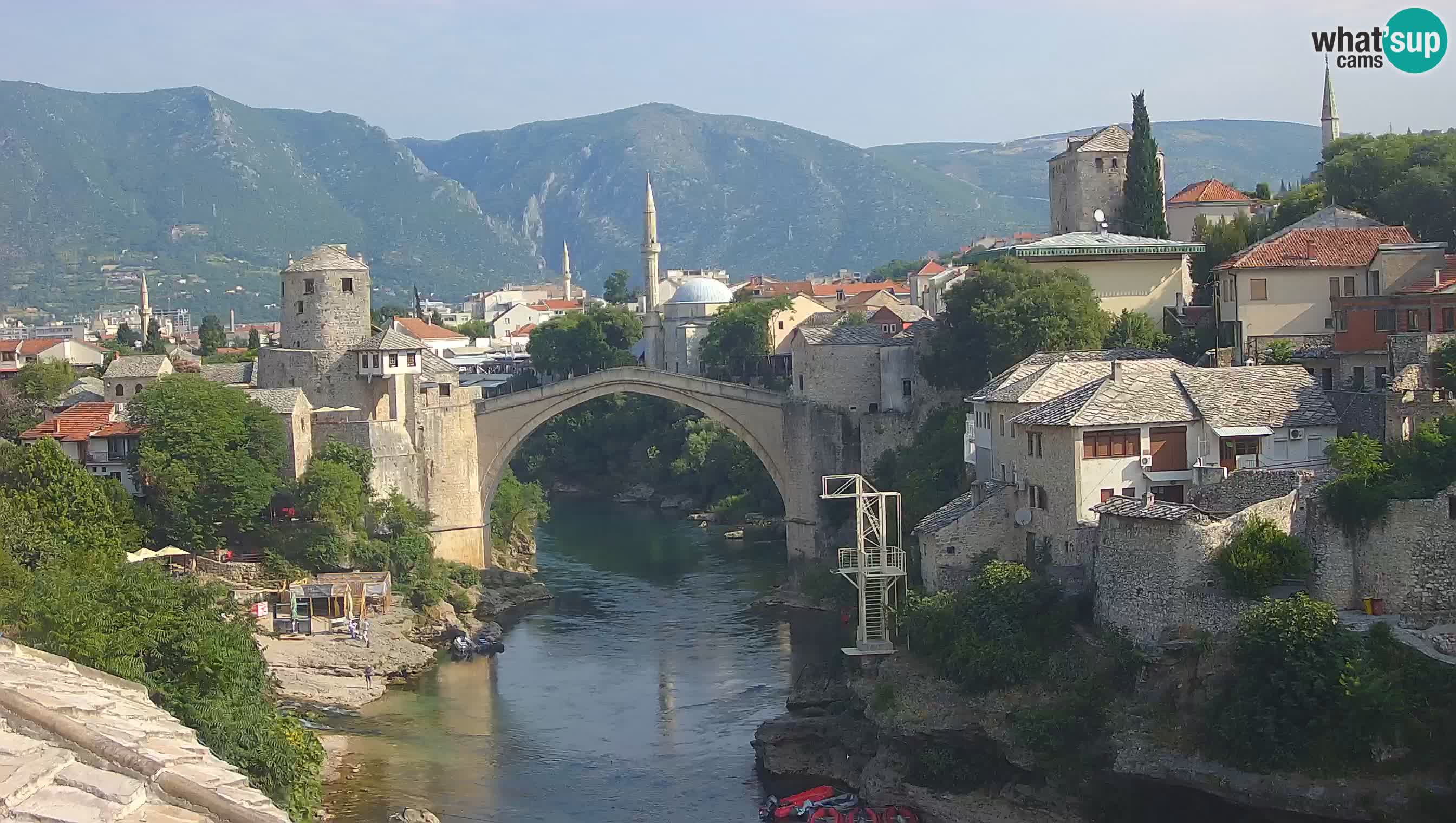 Webcam Mostar – Il Ponte Vecchio sul fiume Neretva